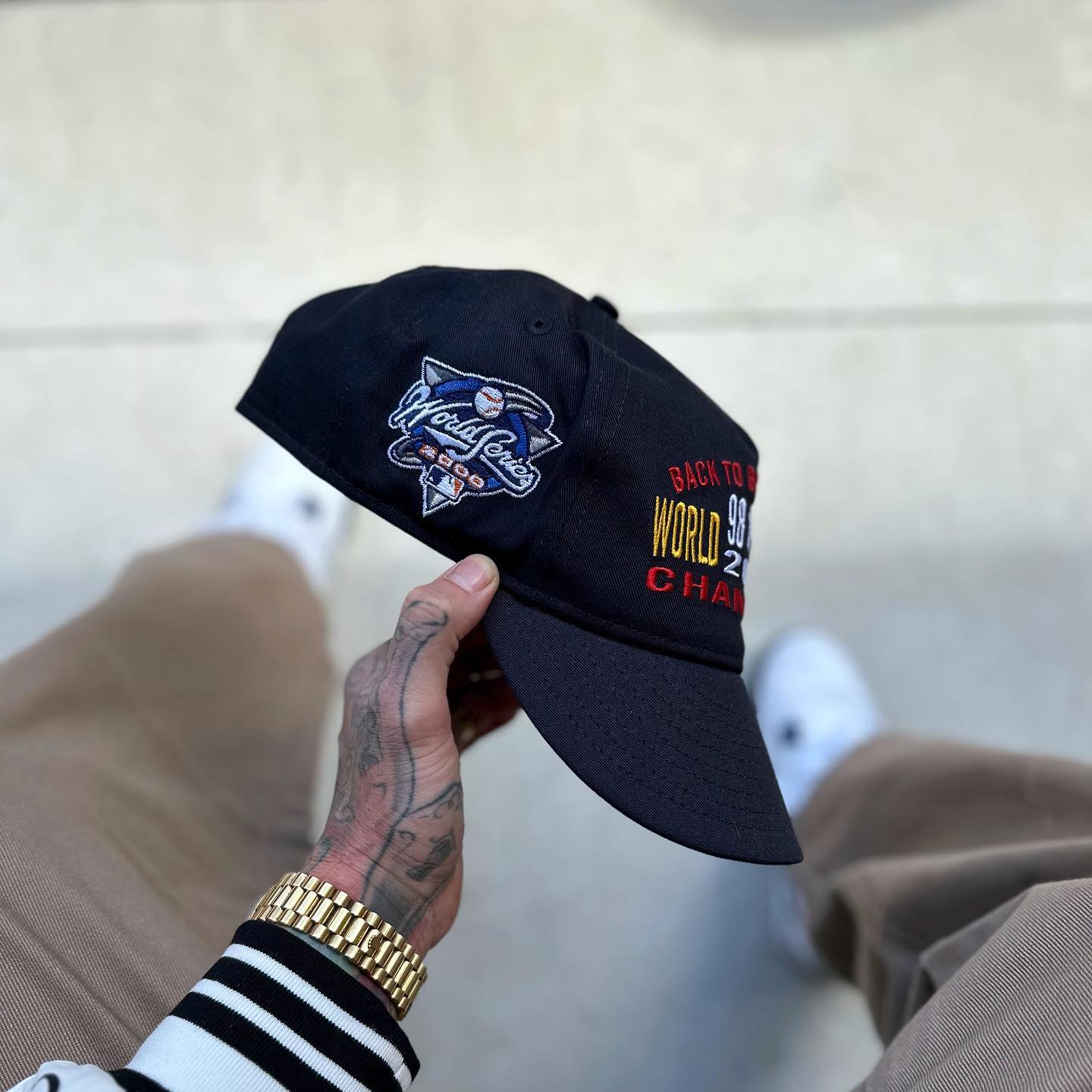 New Era New York Yankees 'World Series 2000 Champions' Golfer Navy