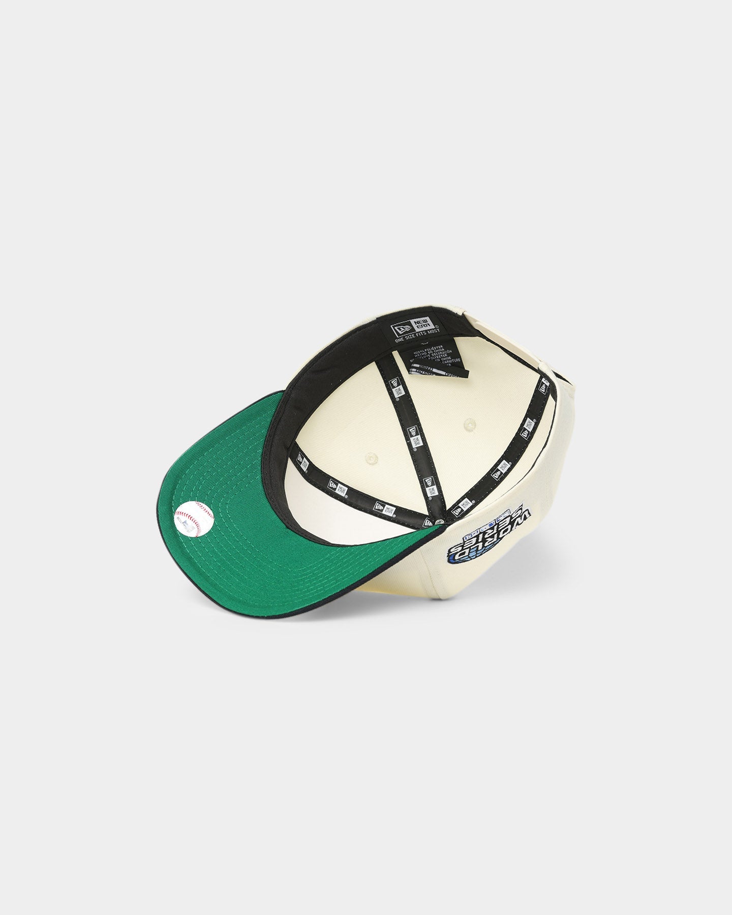 New Era Boston Red Sox 2004 'Off White World Series Side Patch' Old Golfer Snapback Chrome White
