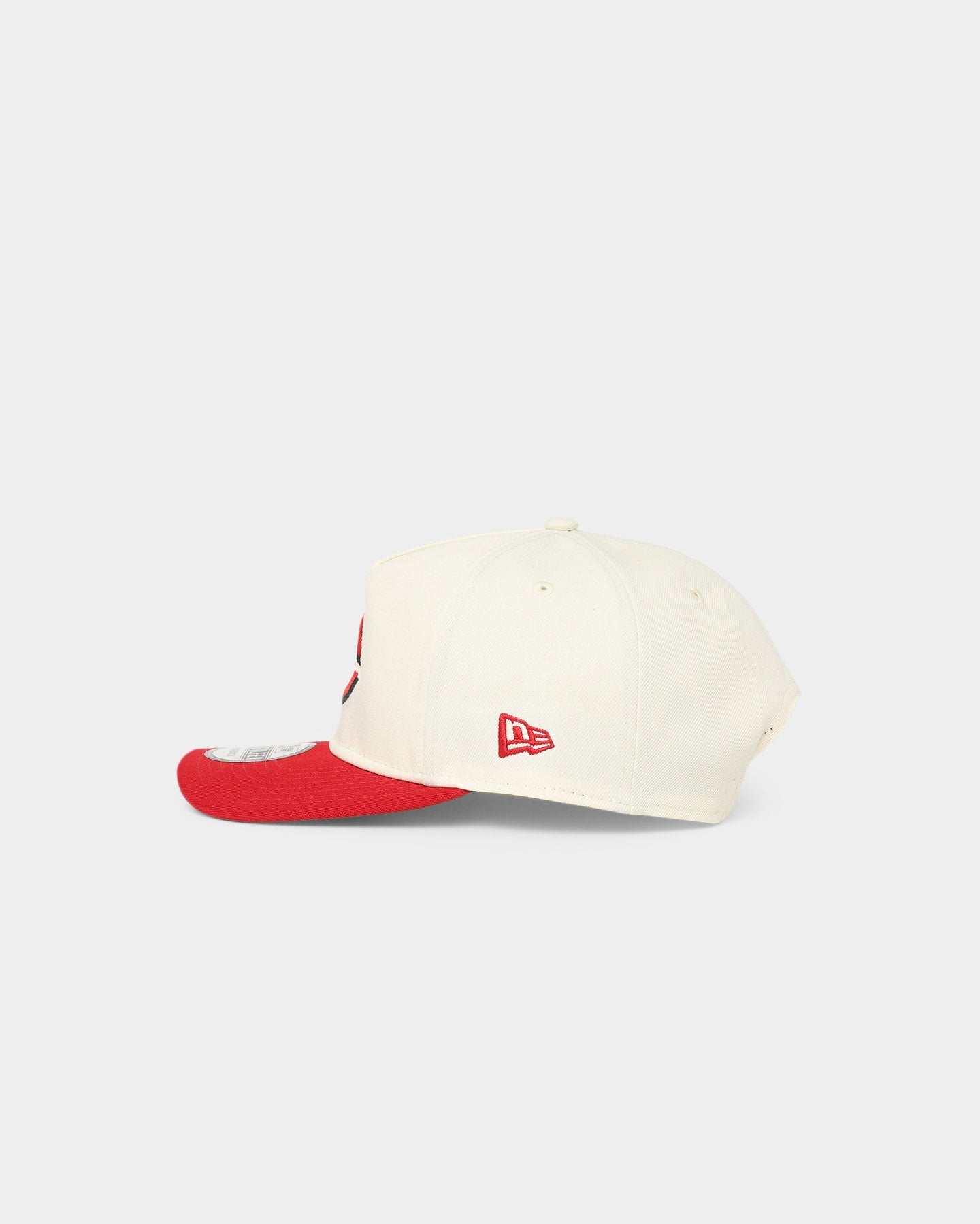 New Era Cincinnati Reds 1990 'Off White World Series Side Patch' Old Golfer Snapback Chrome White