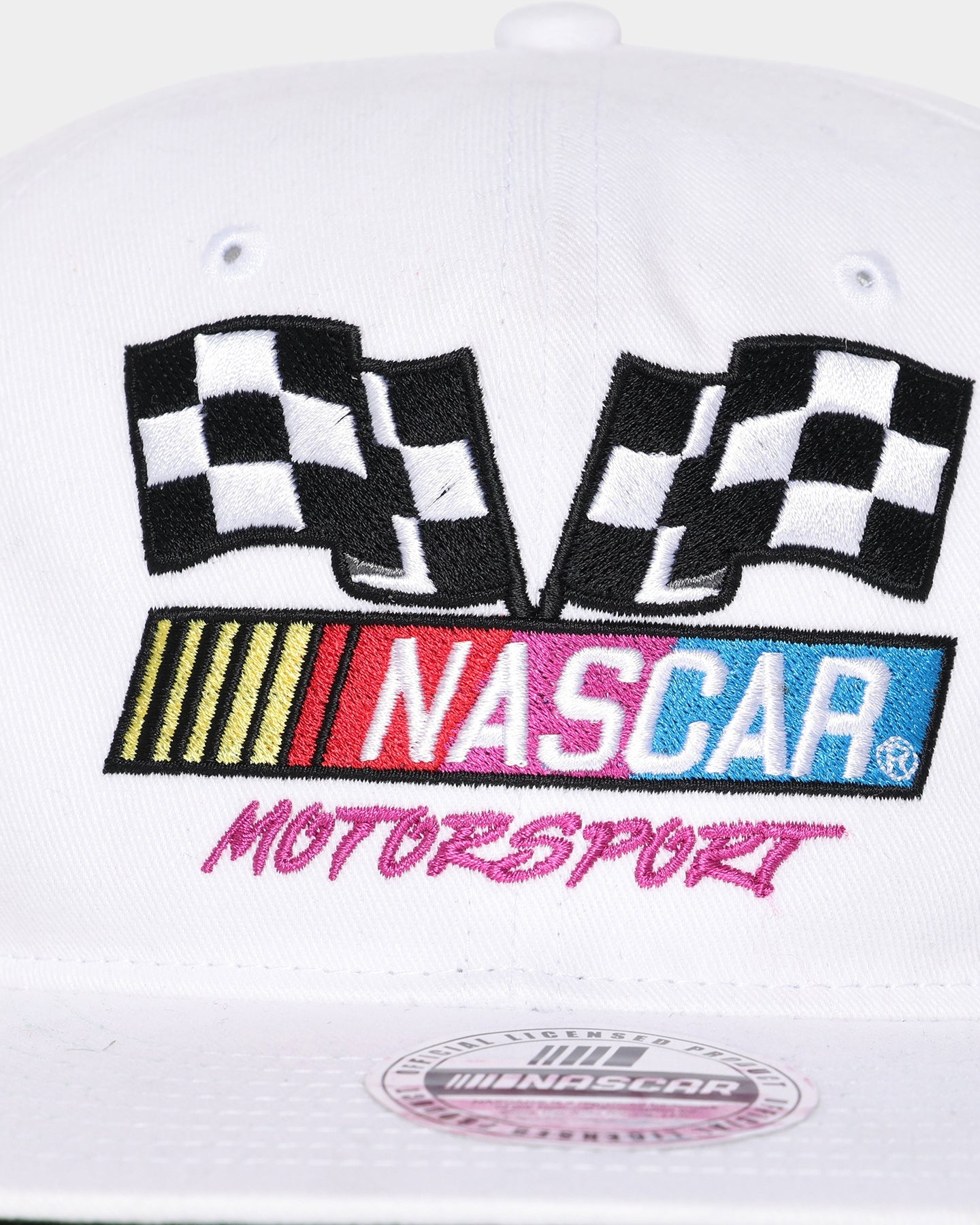 NASCAR Daytona Motorsport Golfer Snapback Vintage White