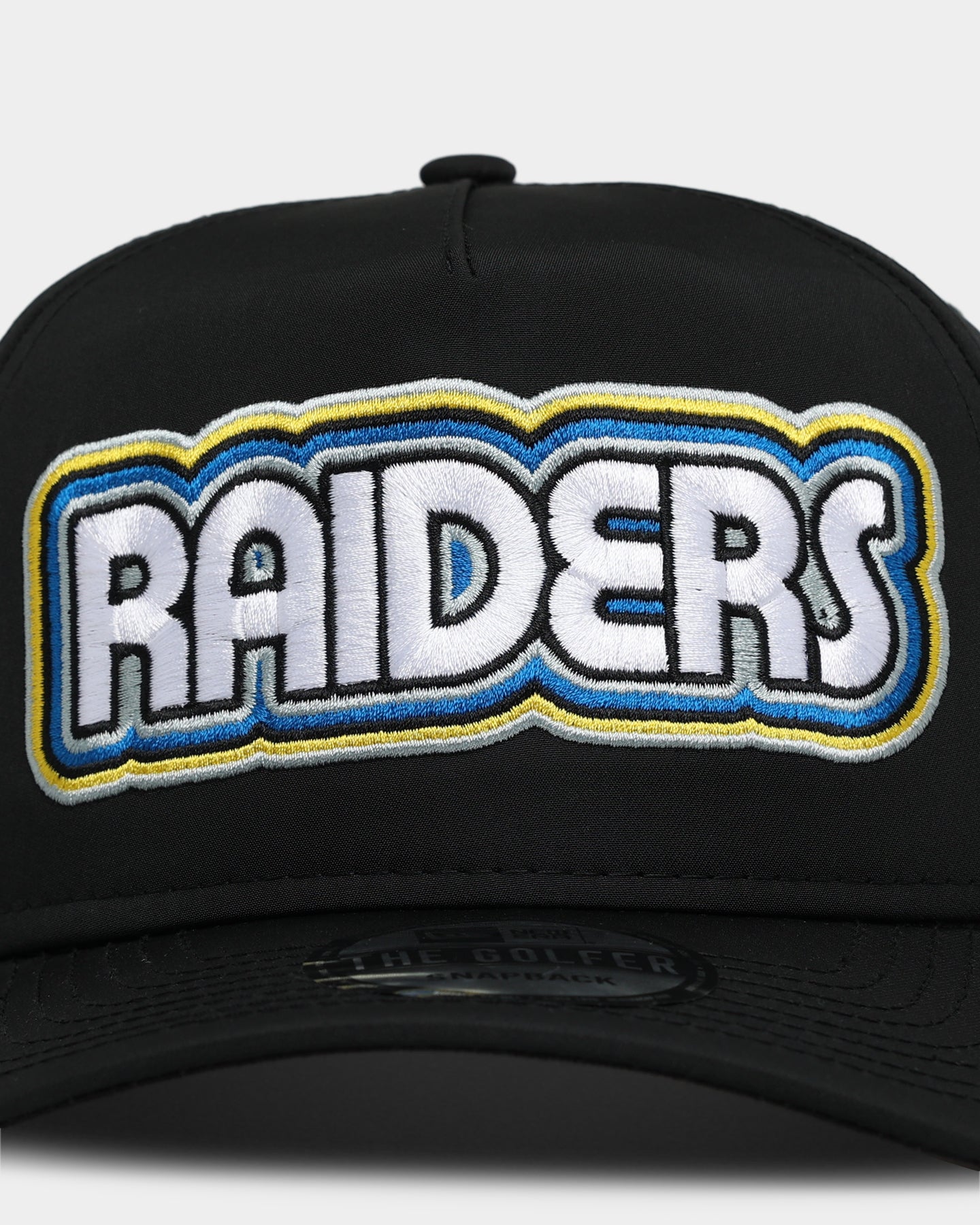 New Era Las Vegas Raiders 'Retro Black Prolight' Golfer Snapback Black