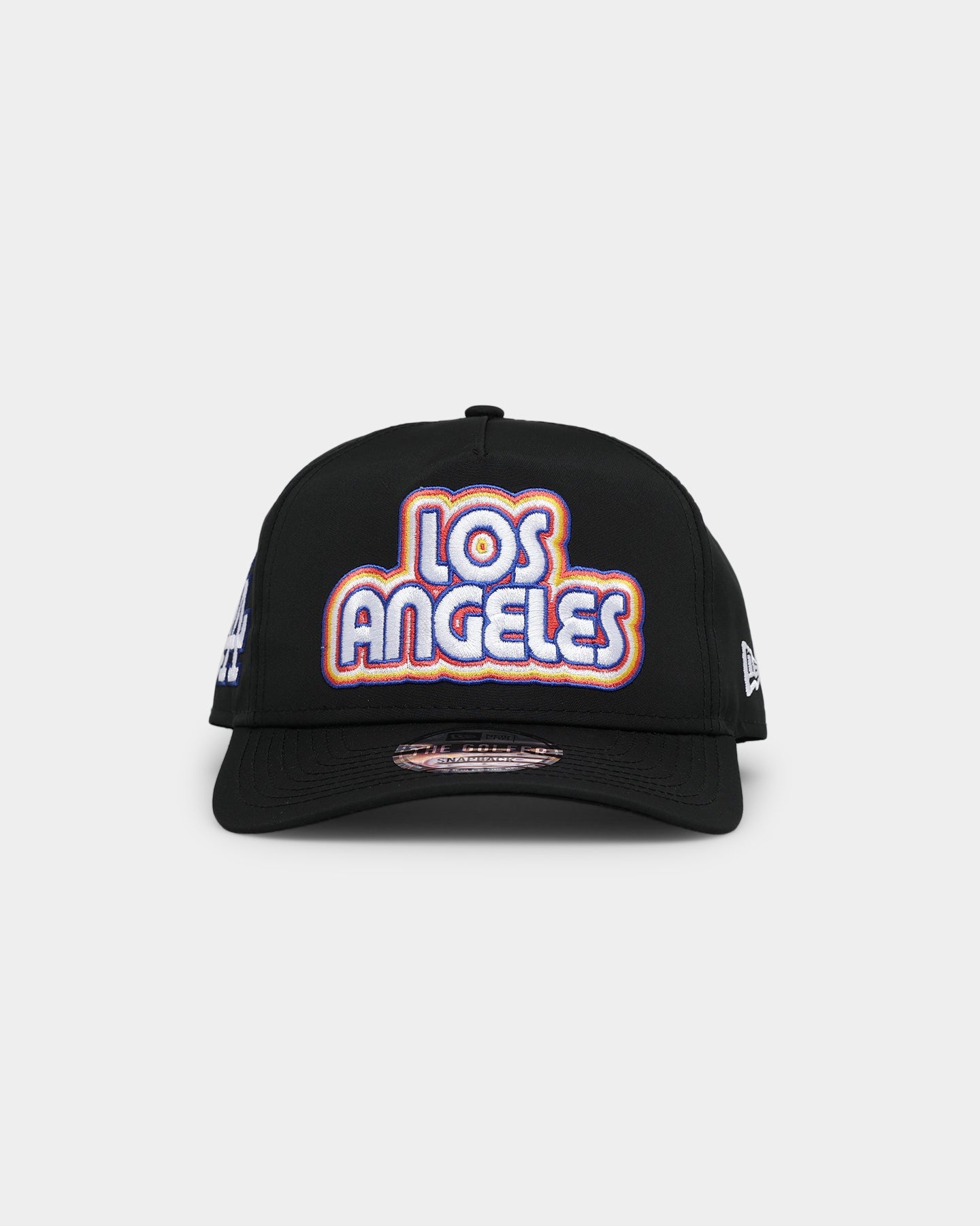 New Era Los Angeles Dodgers 'Retro Black Prolight' Golfer Snapback Black