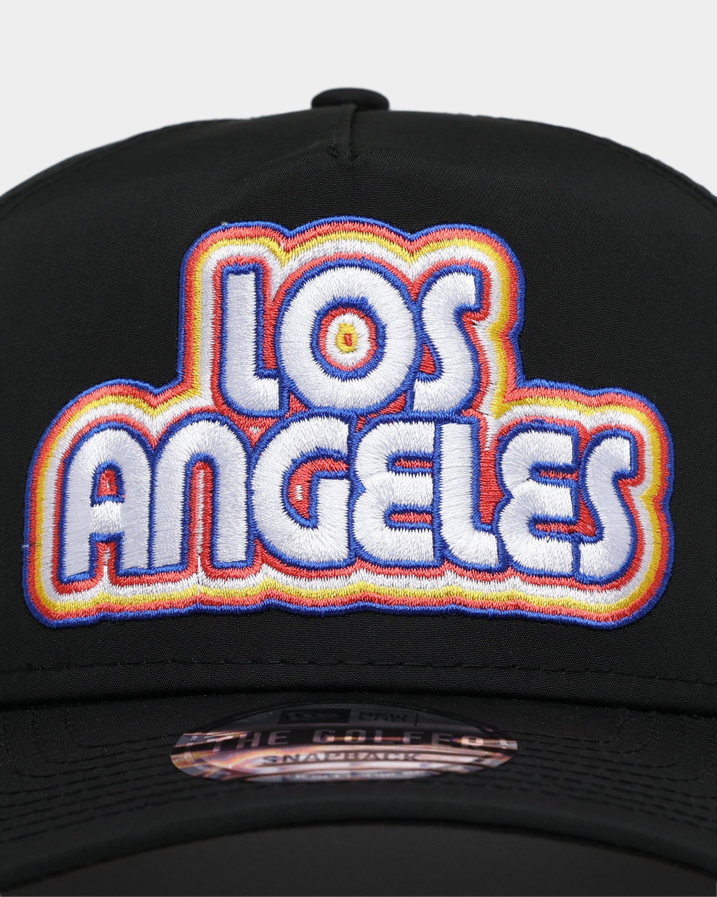 New Era Los Angeles Dodgers 'Retro Black Prolight' Golfer Snapback Black