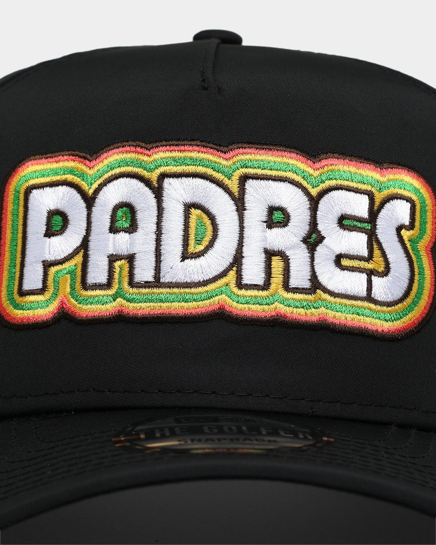New Era San Diego Padres 'Retro Black Prolight' Golfer Snapback Black