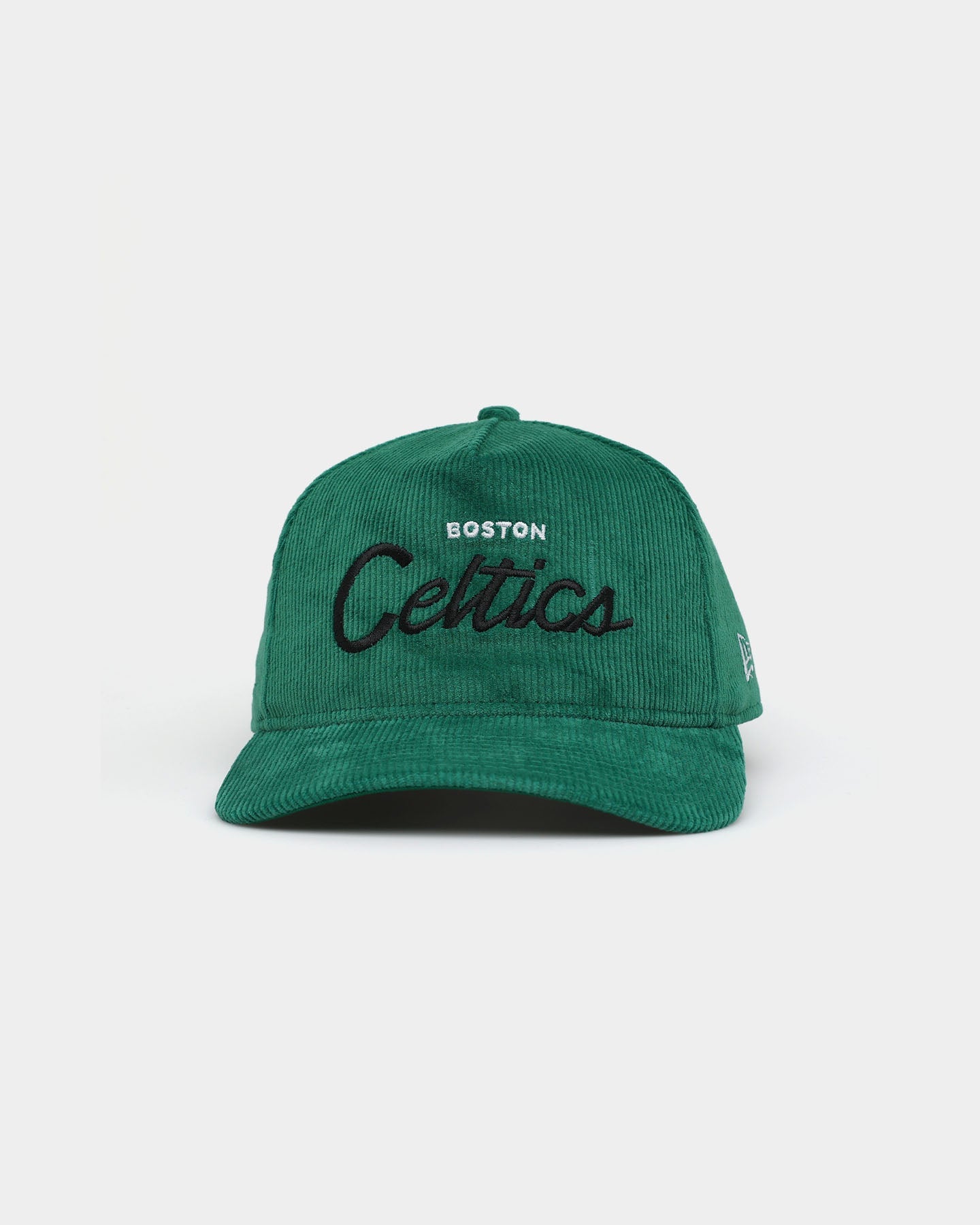 New Era Boston Celtics 'OG Team Script' Corduroy Golfer Snapback Original Team Colours
