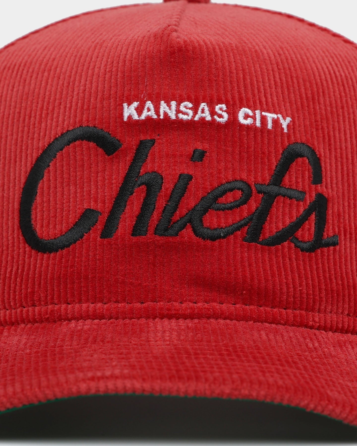New Era Kansas City Chiefs 'OG Team Script' Corduroy Golfer Snapback Original Team Colours