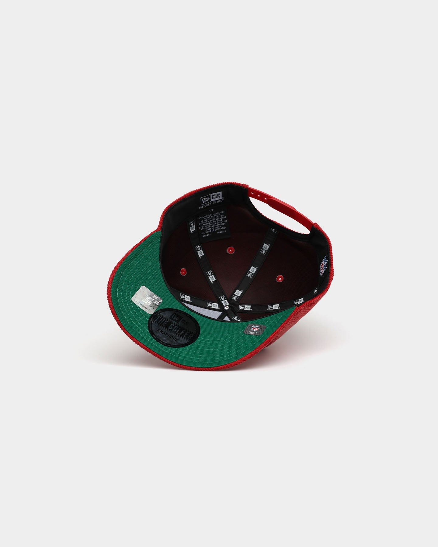 New Era Kansas City Chiefs 'OG Team Script' Corduroy Golfer Snapback Original Team Colours