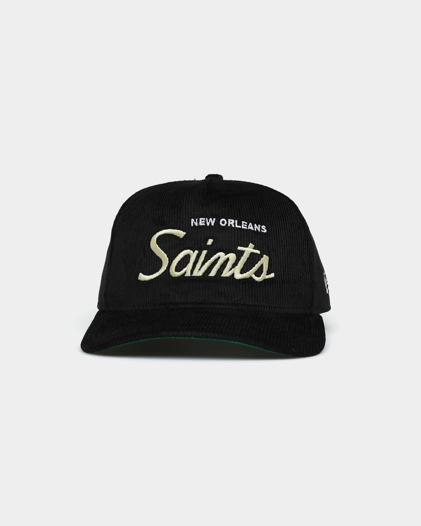 New Era New Orleans Saints 'OG Team Script' Corduroy Golfer Snapback Original Team Colours