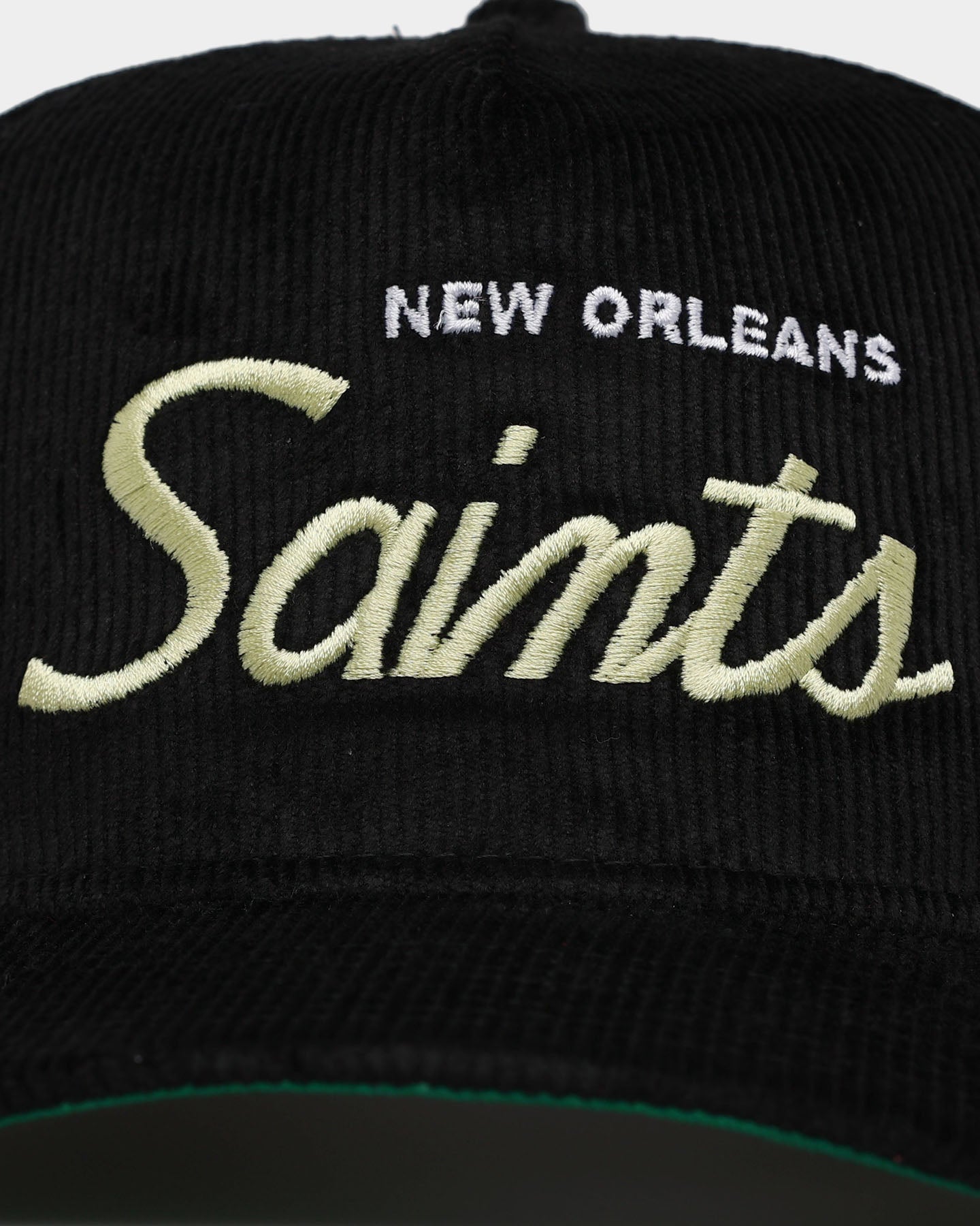 New Era New Orleans Saints 'OG Team Script' Corduroy Golfer Snapback Original Team Colours