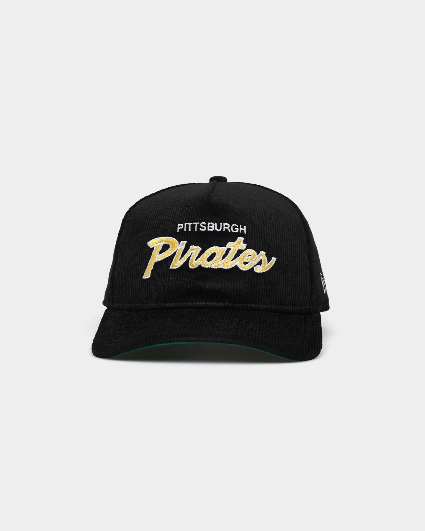 New Era Pittsburgh Pirates 'OG Team Script' Corduroy Golfer Snapback Original Team Colours