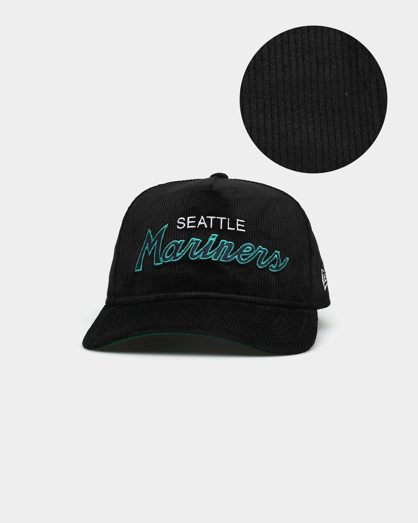 New Era Seattle Mariners 'OG Team Script' Corduroy Golfer Snapback Original Team Colours