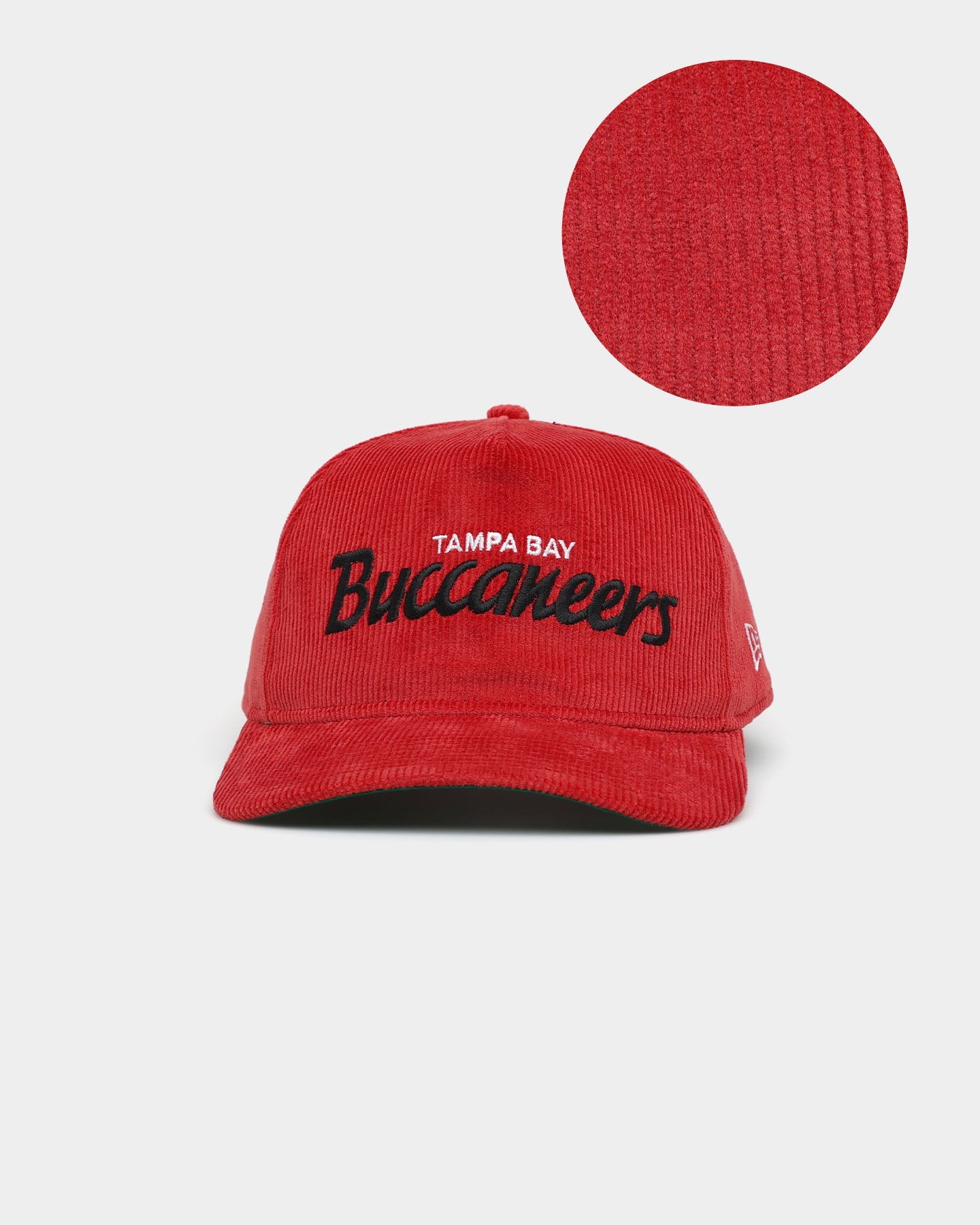New Era Tampa Bay Buccaneers 'OG Team Script' Corduroy Golfer Snapback Original Team Colours