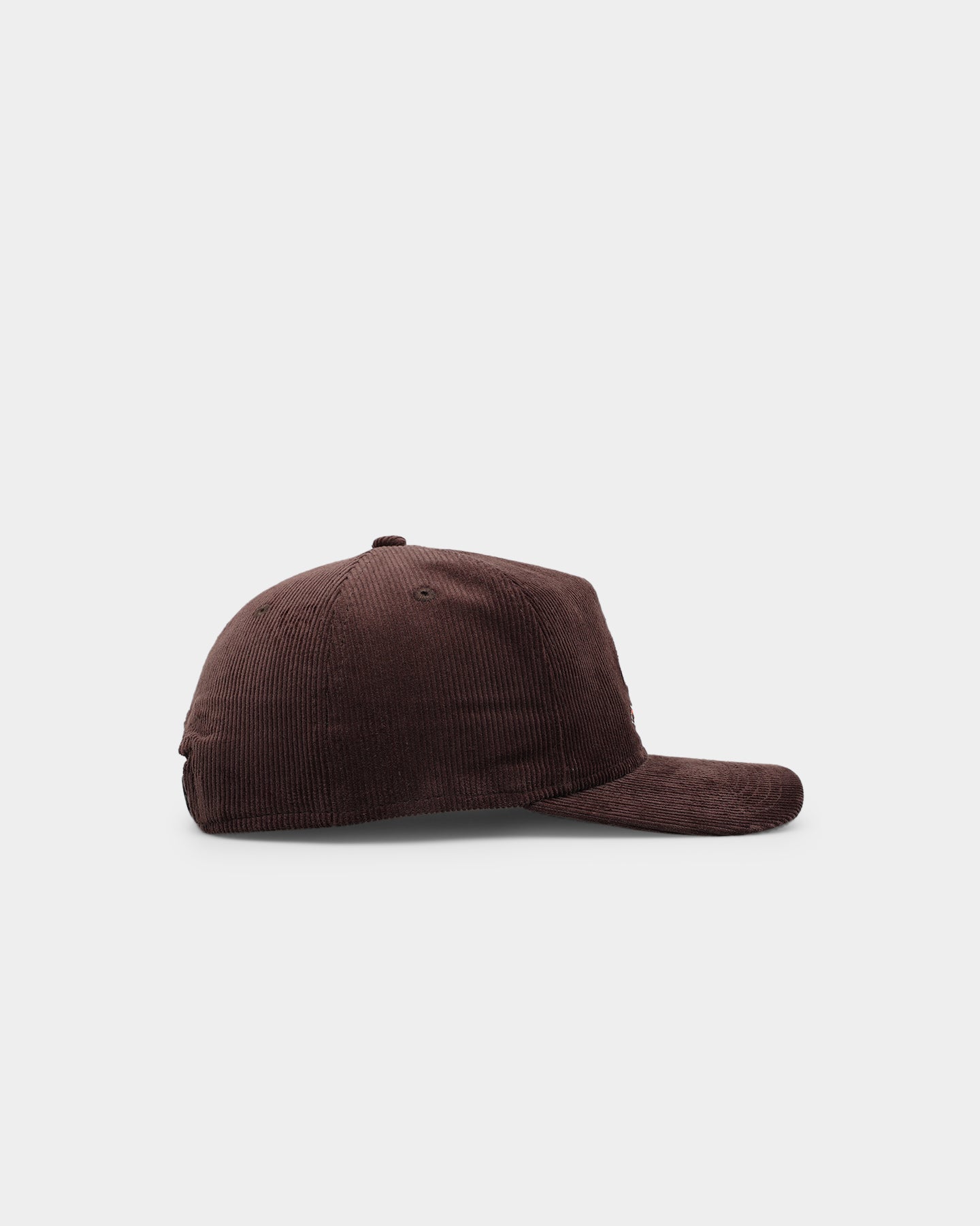 New Era Cleveland Browns 'Throwback Corduroy' Golfer Snapback Dark Brown