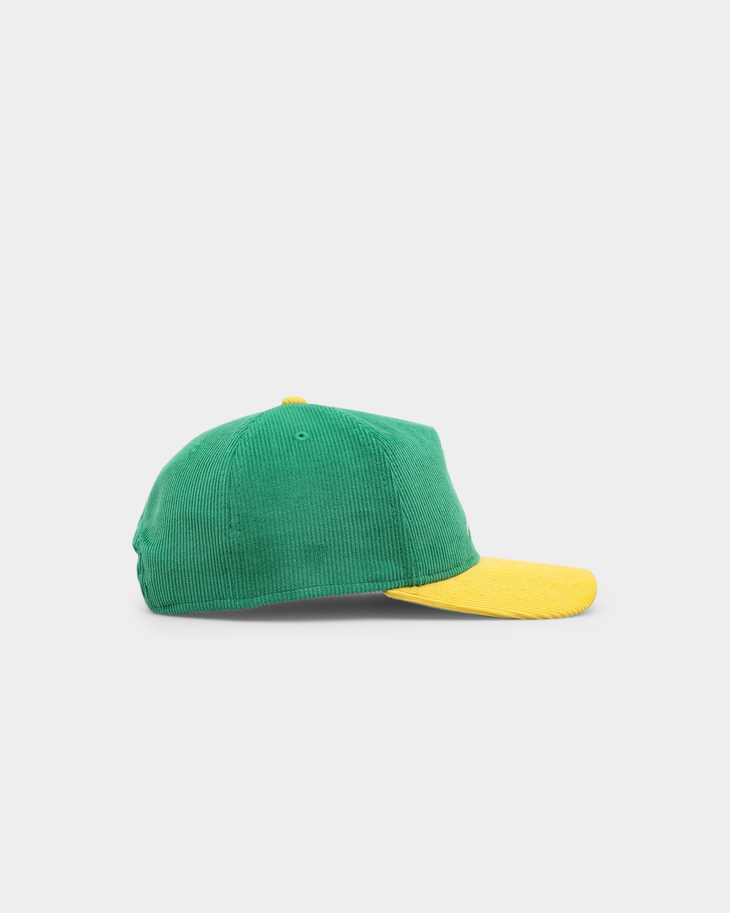 New Era Oakland Athletics 'Throwback Corduroy' Golfer Snapback Green