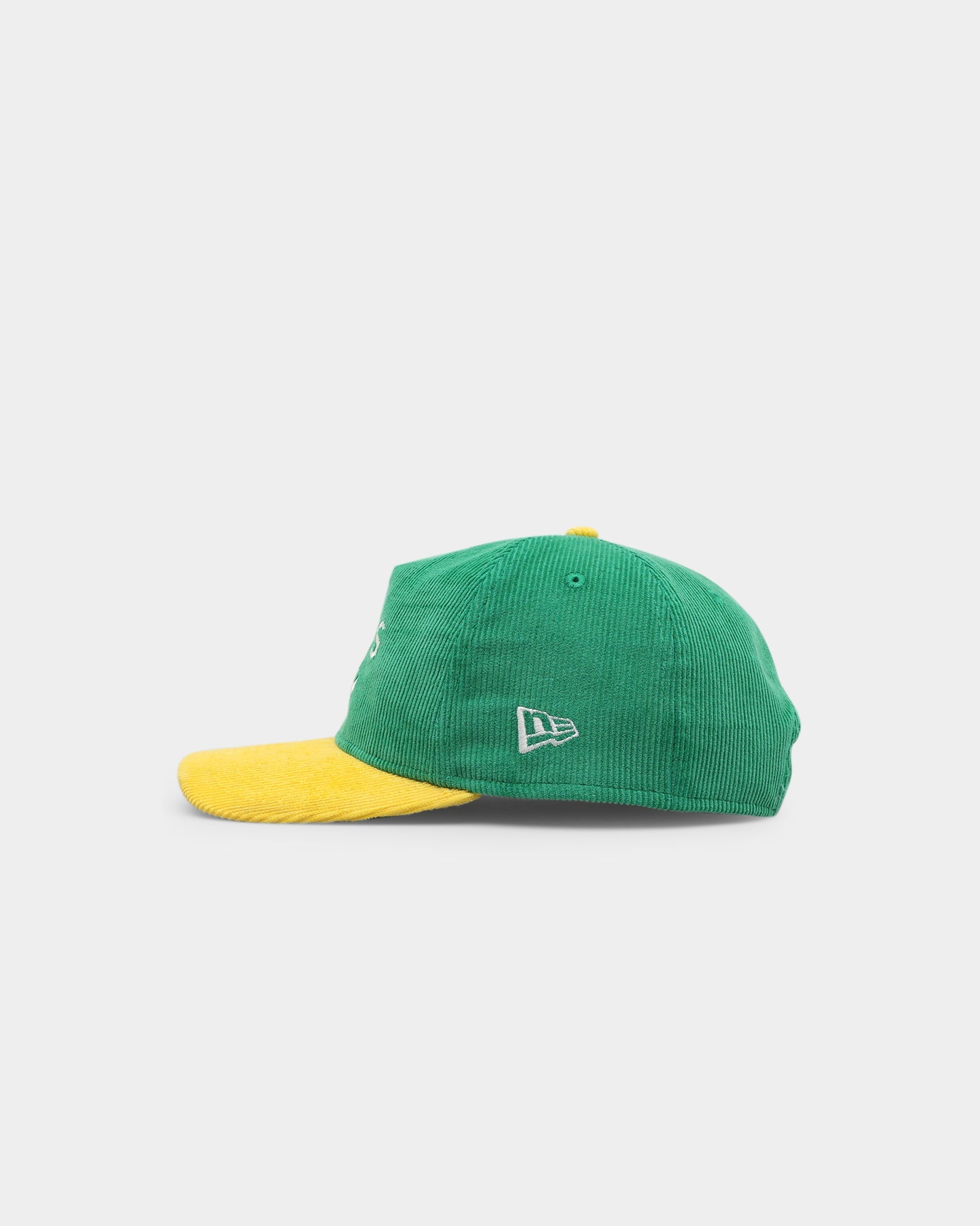New Era Oakland Athletics 'Throwback Corduroy' Golfer Snapback Green
