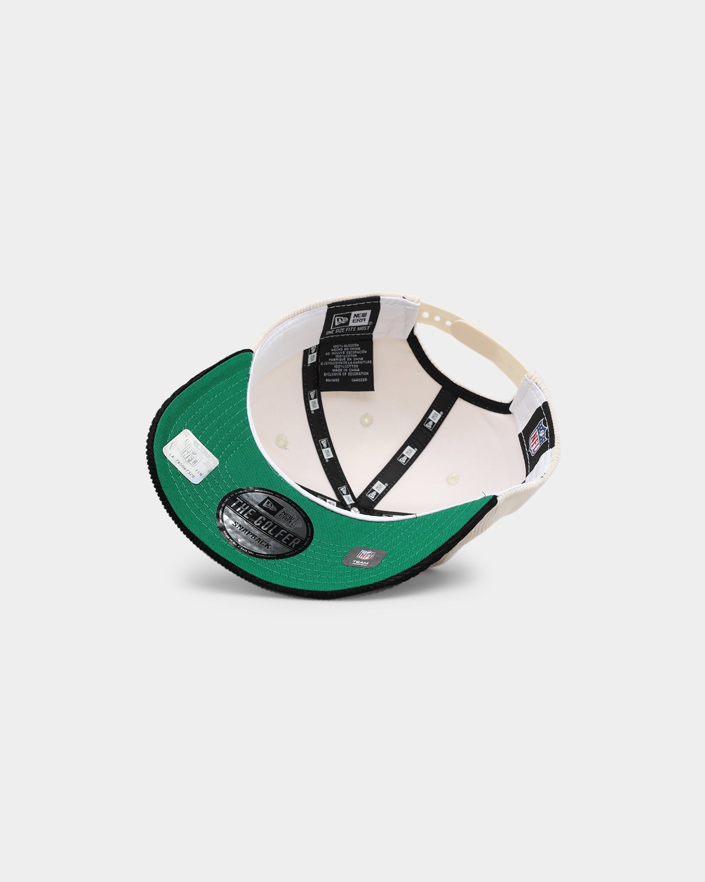New Era Oakland Raiders 'Throwback Corduroy' Golfer Snapback White
