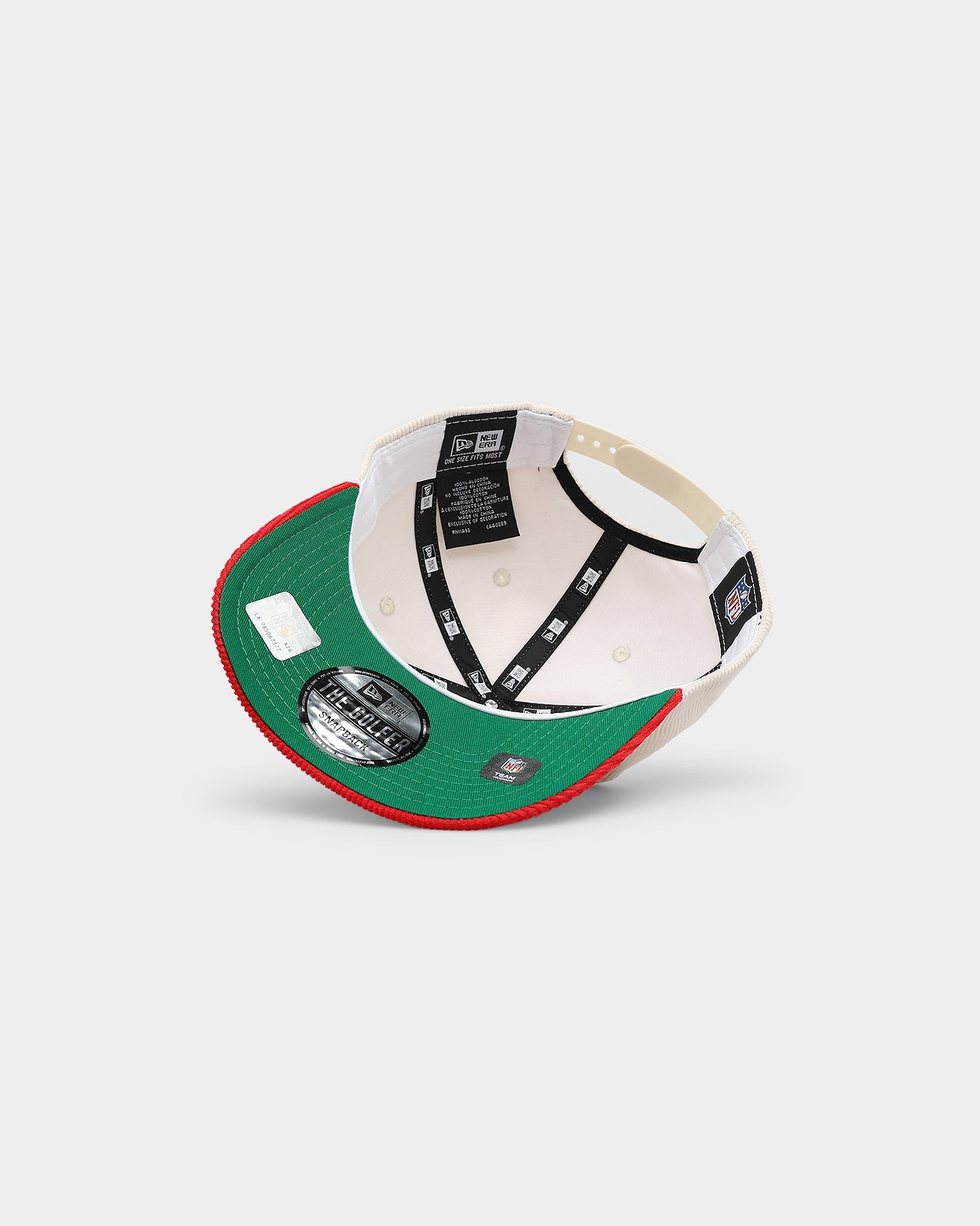 New Era San Francisco 49ers 'Throwback Corduroy' Golfer Snapback White