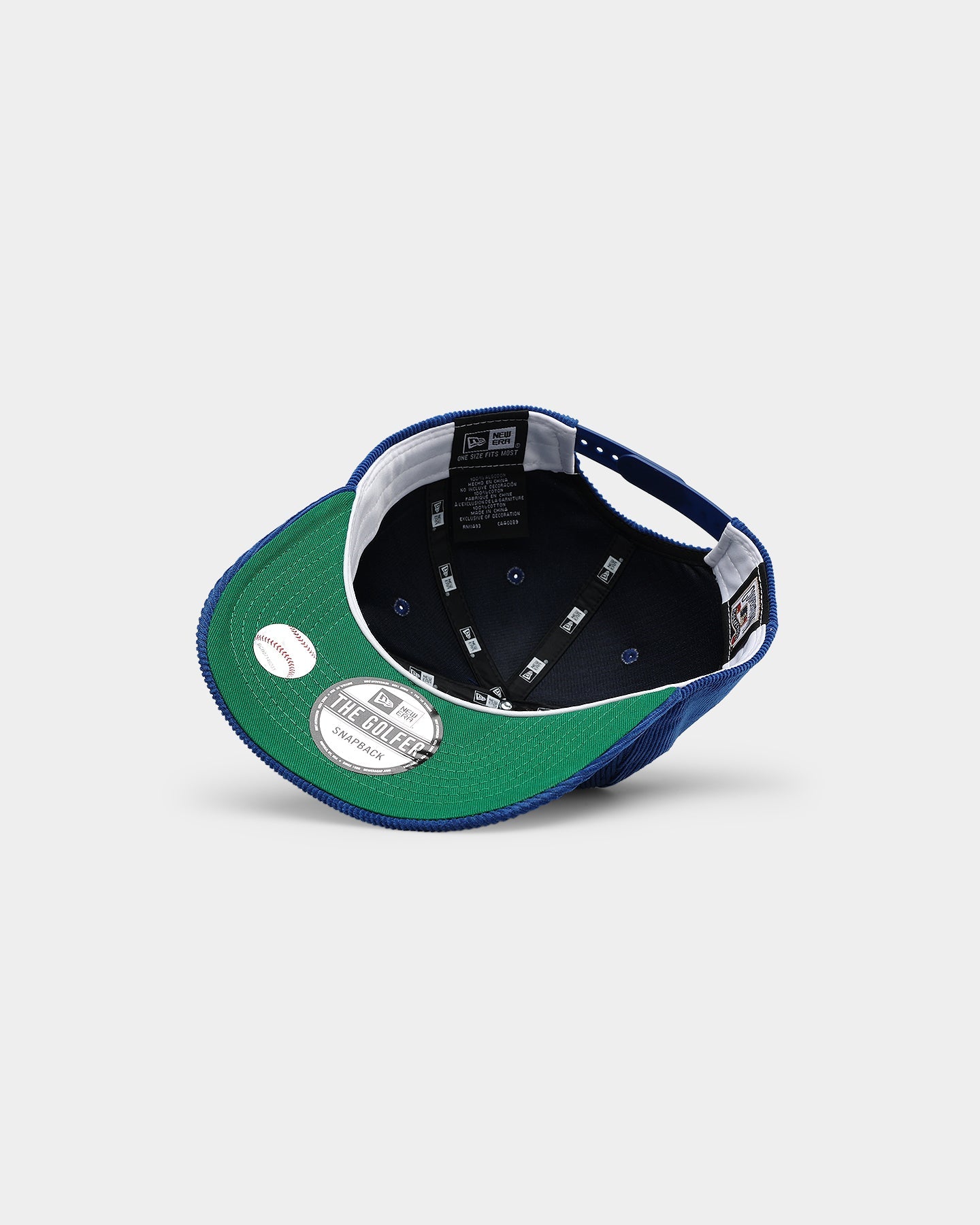 New Era Seattle Mariners 'Throwback Corduroy' Golfer Snapback Blue