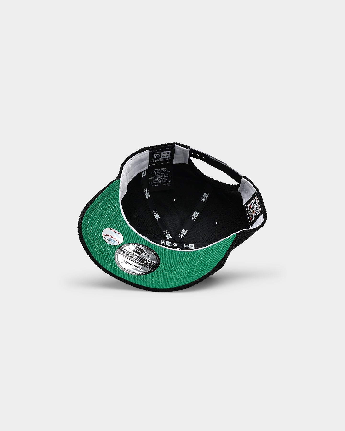 New Era Tampa Bay Rays 'Throwback Corduroy' Golfer Snapback Black