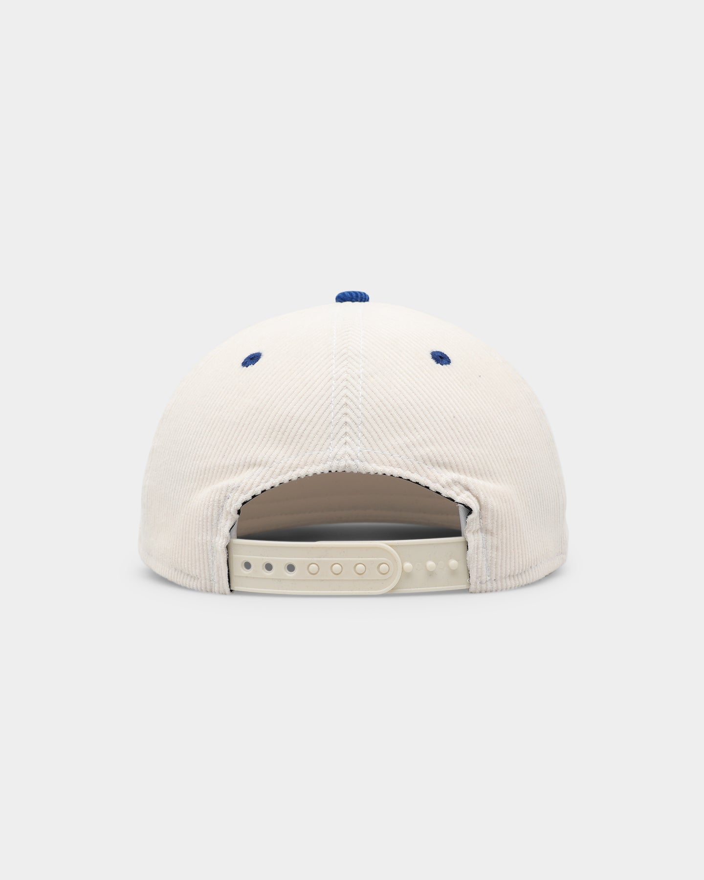 New Era Los Angeles Rams 'Chrome Corduroy Throwback Script' Golfer Snapback Chrome White