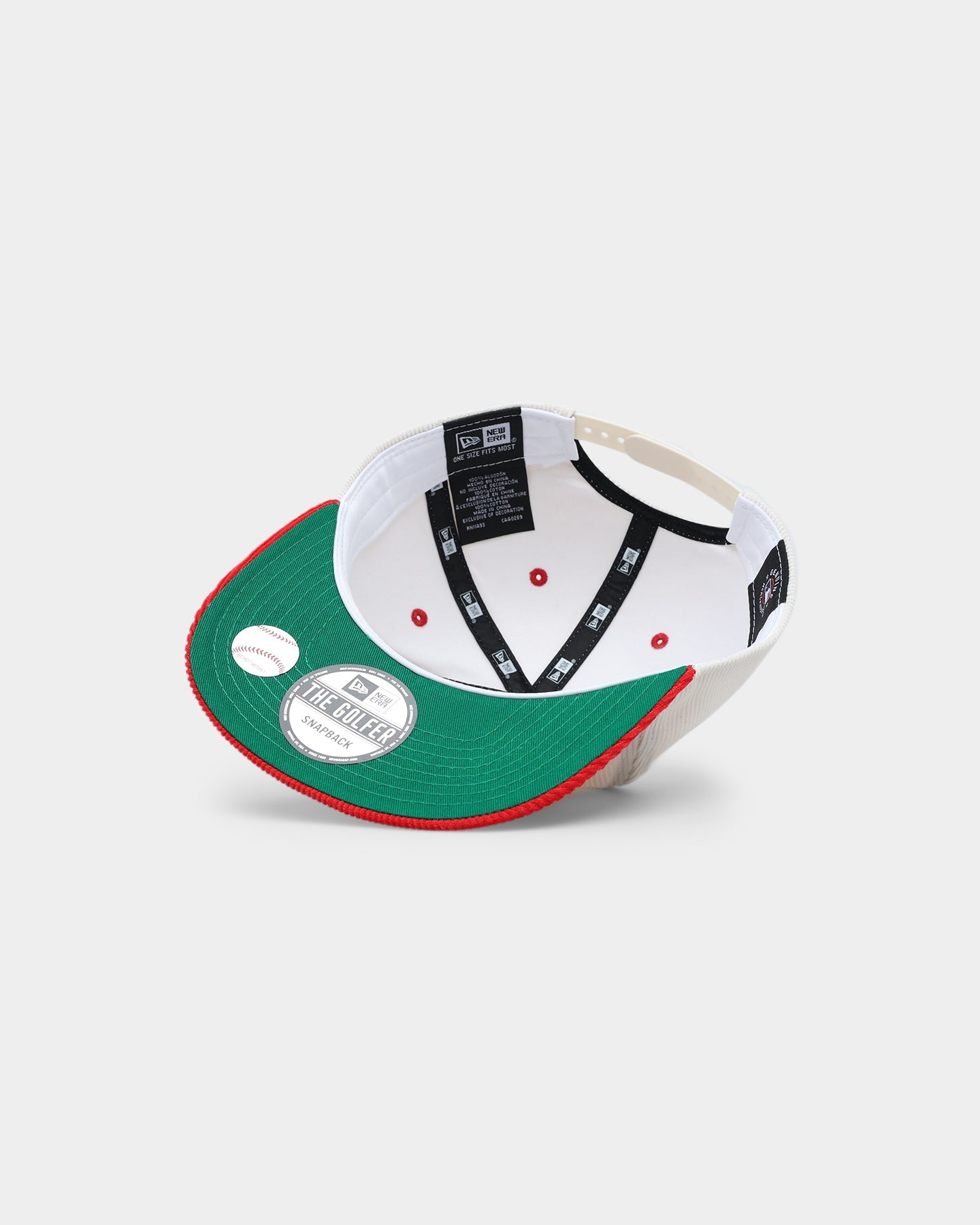 New Era Philadelphia Phillies Corduroy Golfer Snapback Chrome White