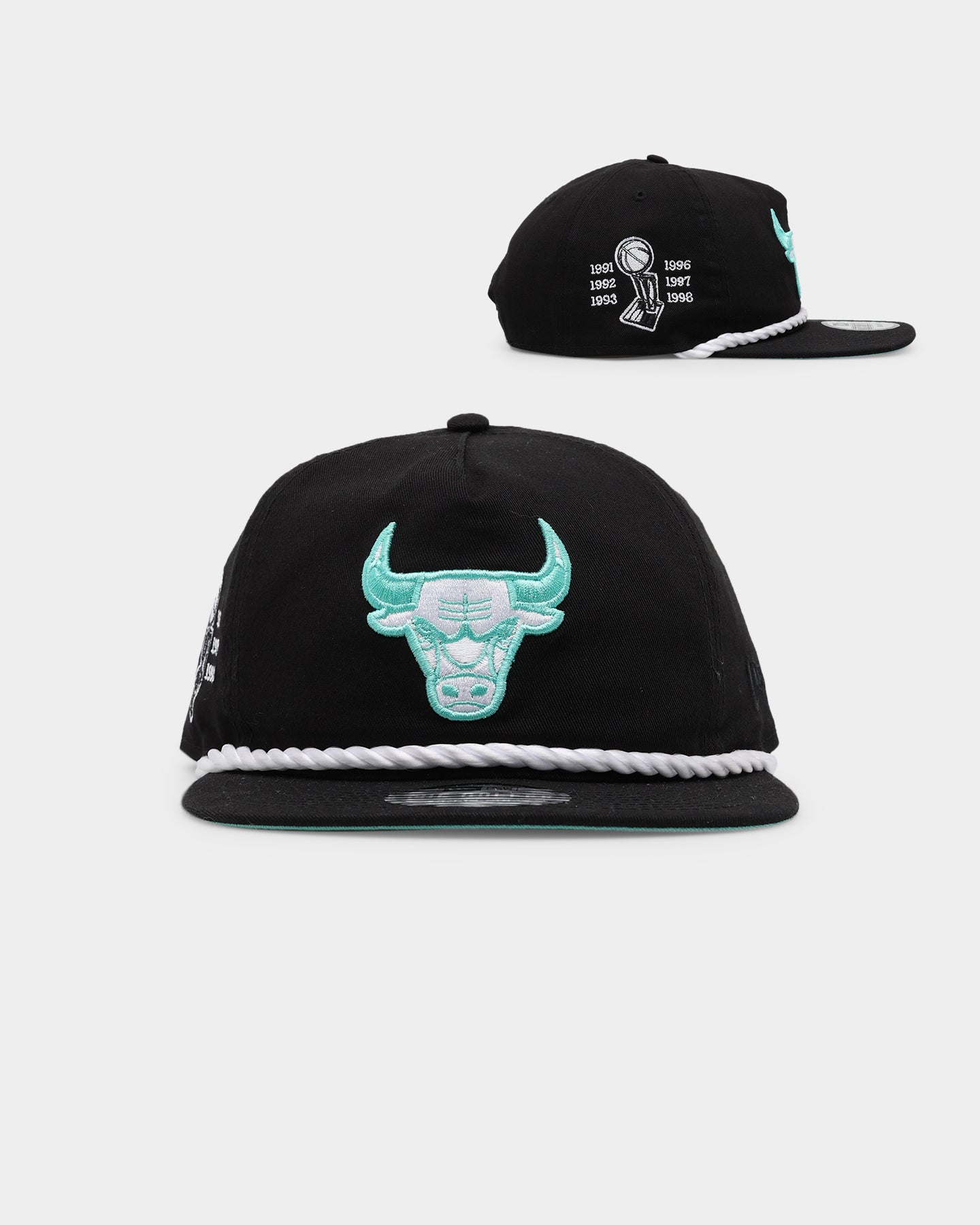 New Era Chicago Bulls 'Black Cool Mint Golfer Collection' Golfer Snapback Black/Mint