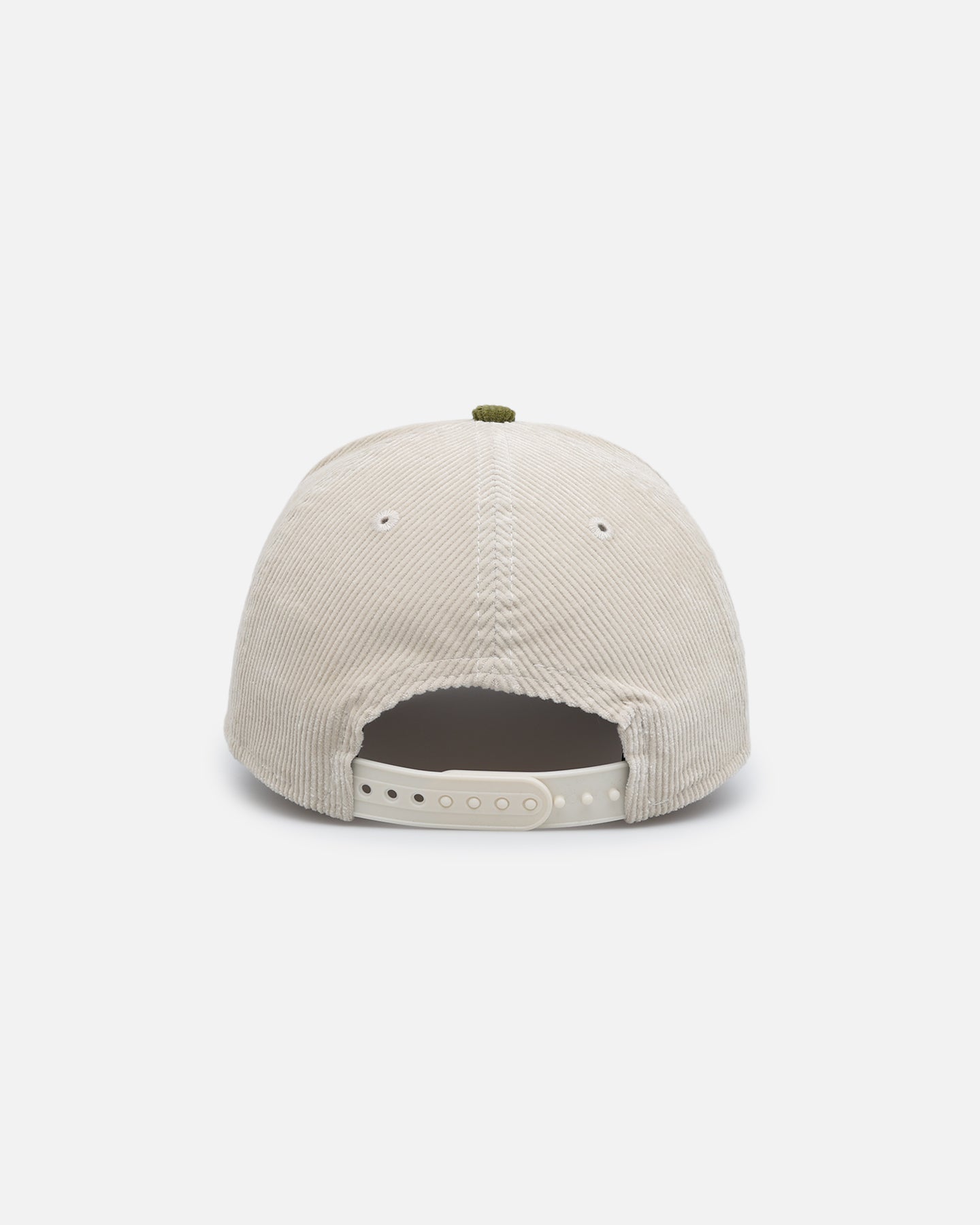 New Era Boston Red Sox 'Dusty Olive Corduroy' Golfer Pre-Curved Snapback Green Med