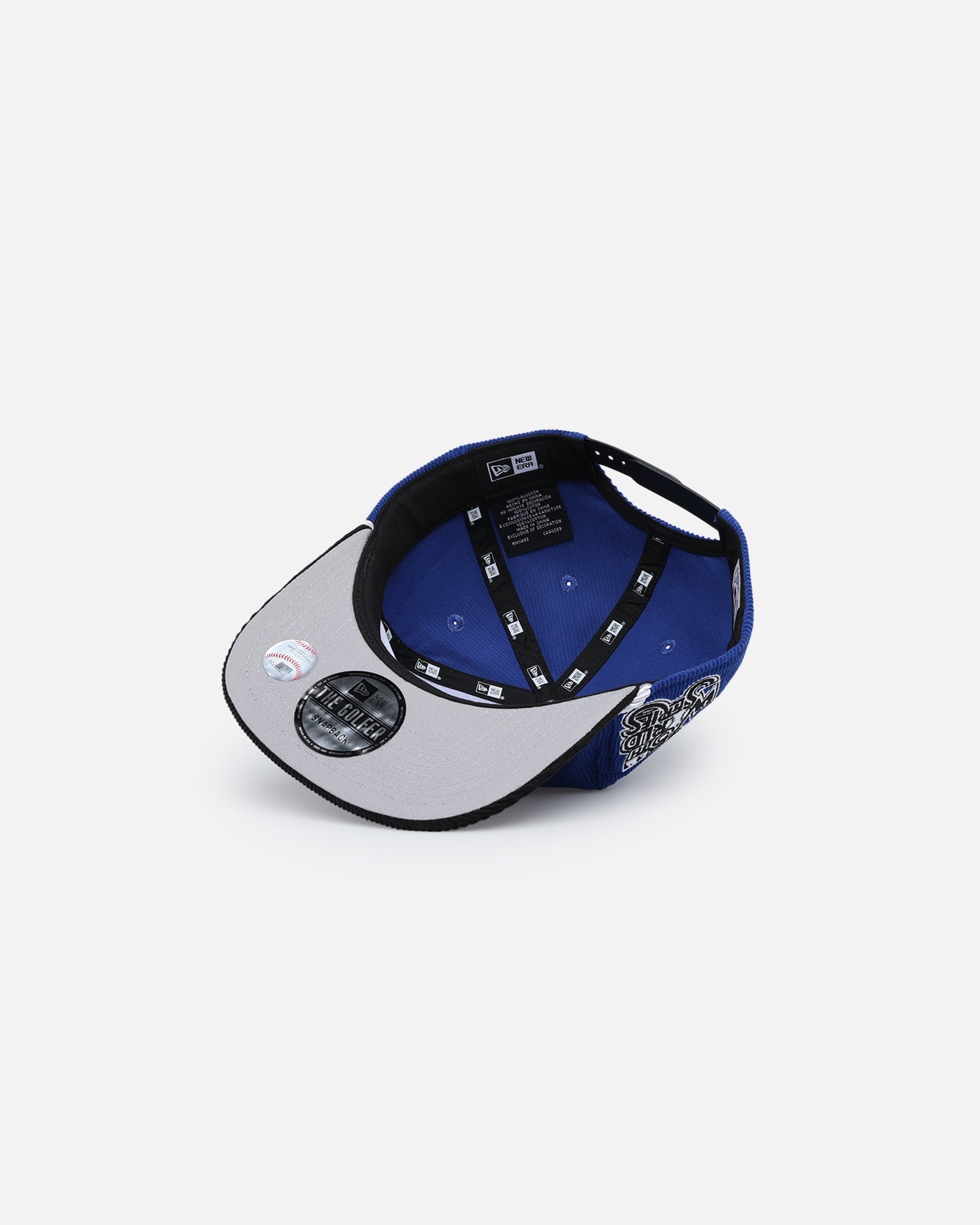 New Era Los Angeles Dodgers '2-Tone Corduroy' Golfer Snapback Royal/Black