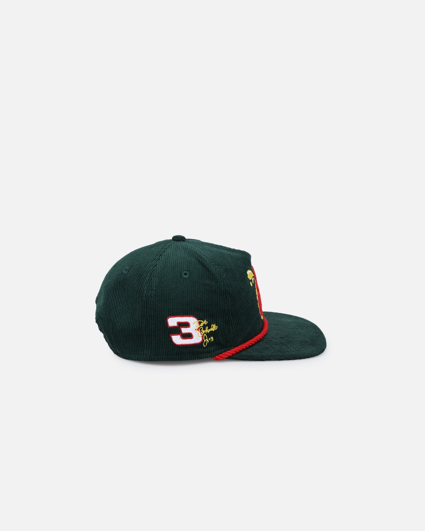 New Era Sun Drop 'Nascar Sponsor Golfer Collection' Corduroy Golfer Snapback Dark Green
