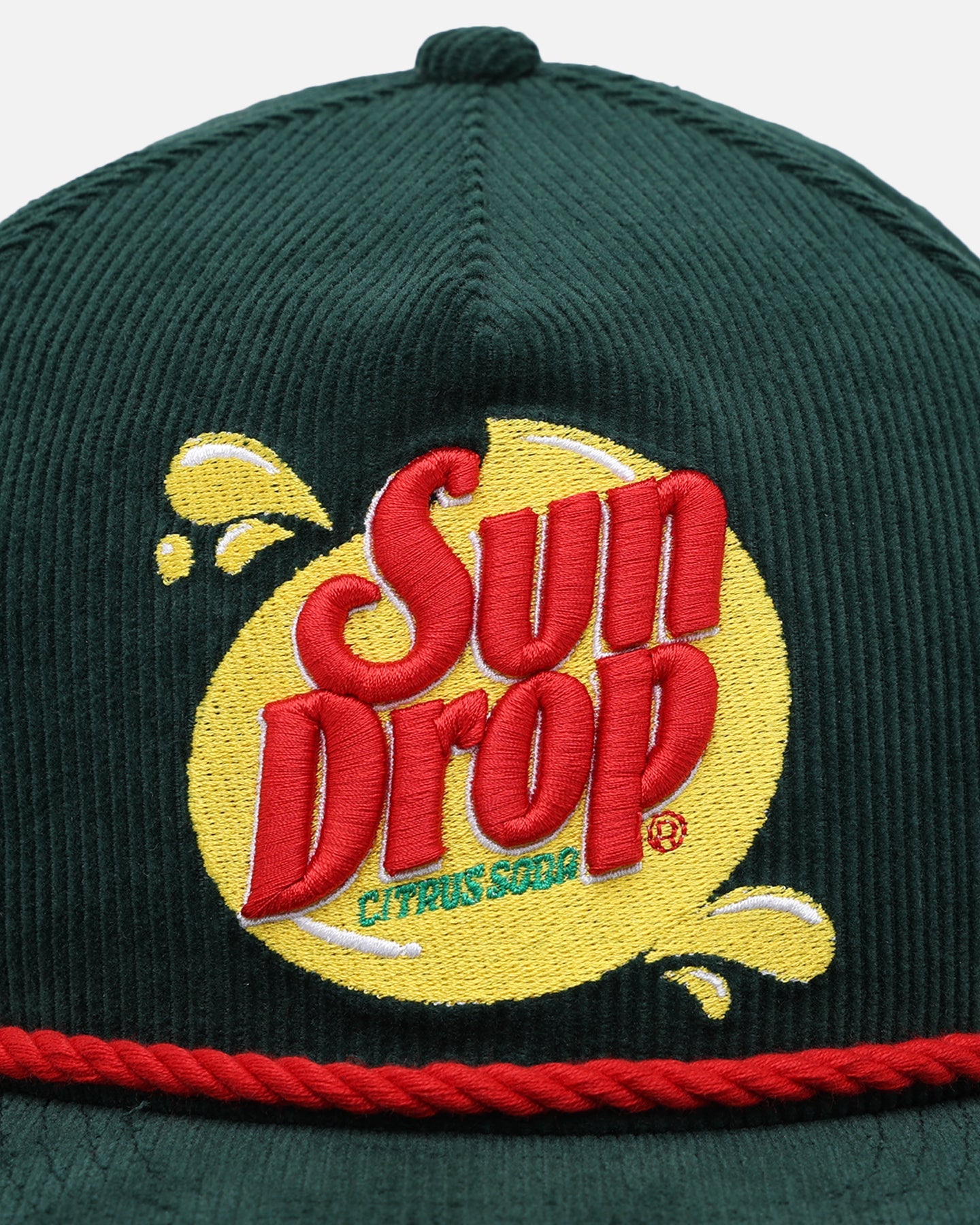 New Era Sun Drop 'Nascar Sponsor Golfer Collection' Corduroy Golfer Snapback Dark Green
