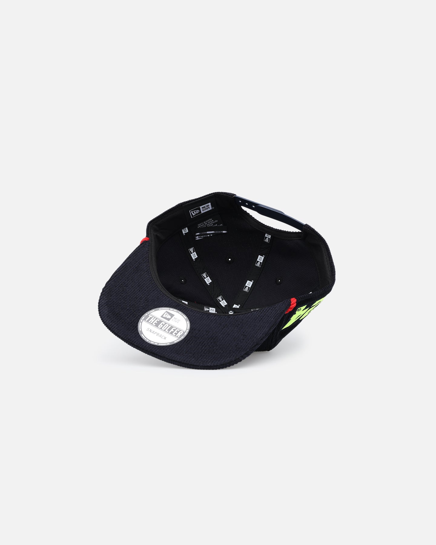 New Era DuPont Corduroy Golfer Snapback Navy