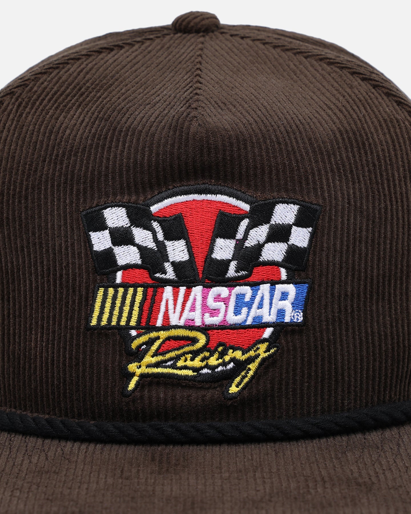 New Era Nascar Racing 'Nascar Sponsor Golfer Collection' Corduroy Golfer Snapback Brown