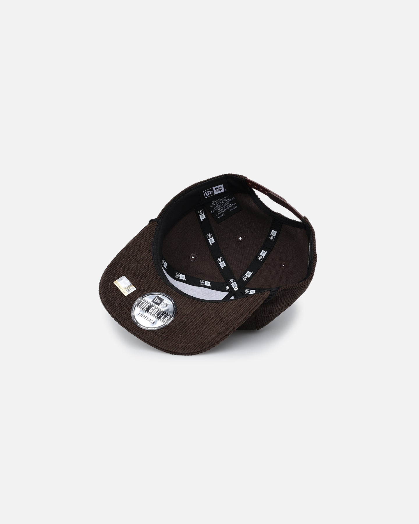 New Era Nascar Racing 'Nascar Sponsor Golfer Collection' Corduroy Golfer Snapback Brown