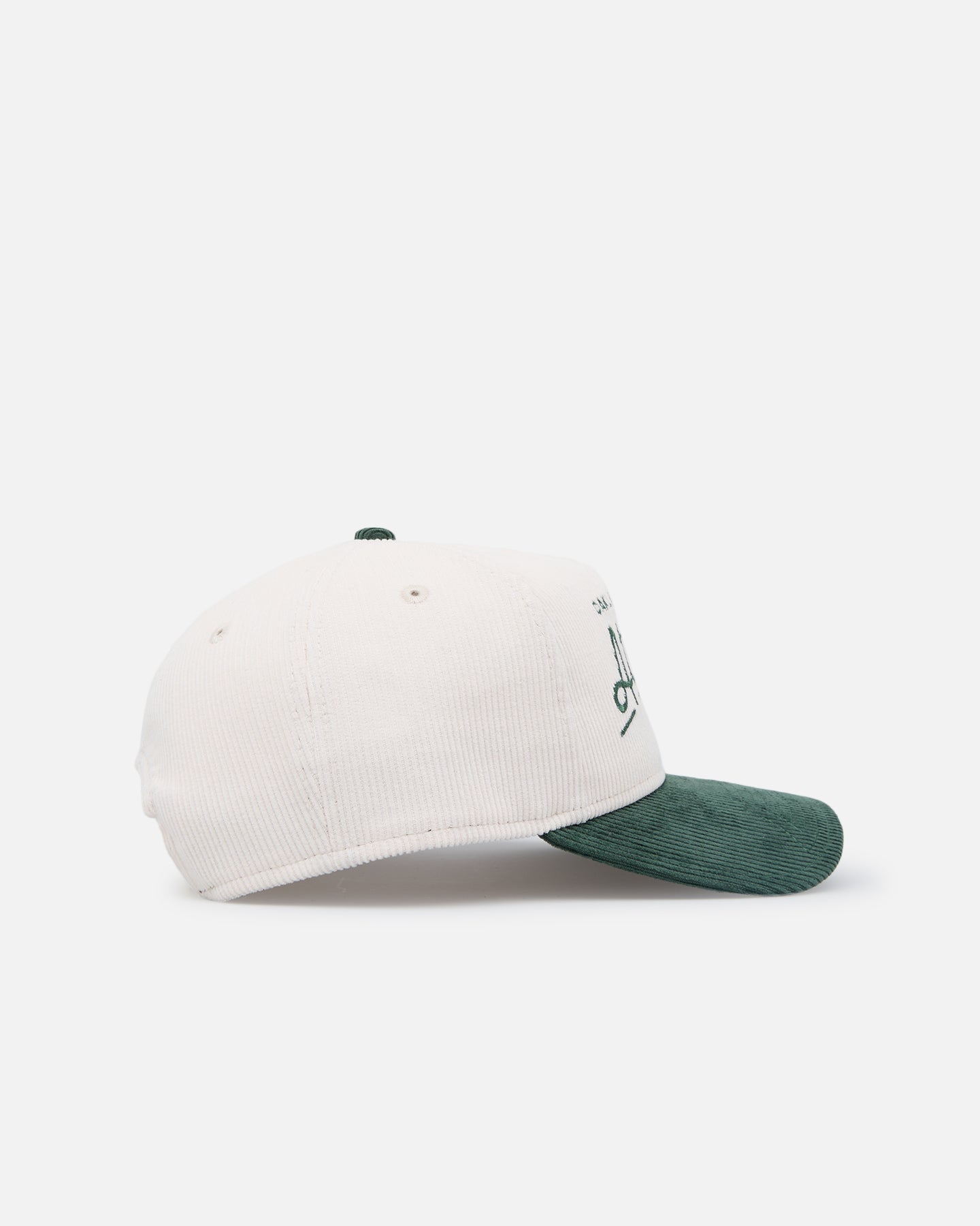 New Era Oakland Athletics'Heritage Golf' Pre-Curved Golfer Snapback Chrome White