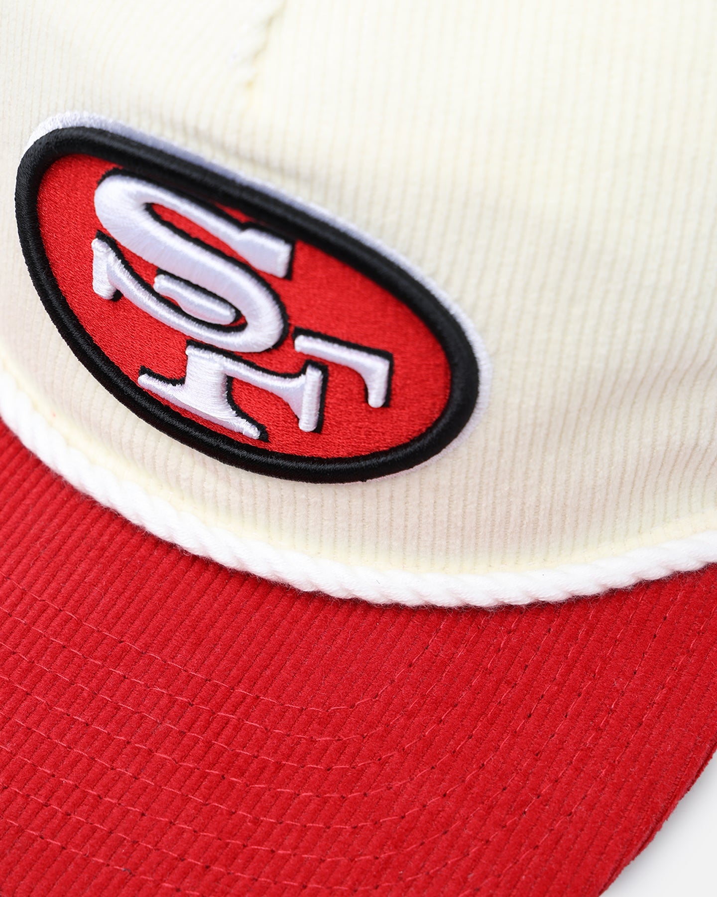 New Era San Francisco 49ers 'Throwback Corduroy' Golfer Snapback Chrome