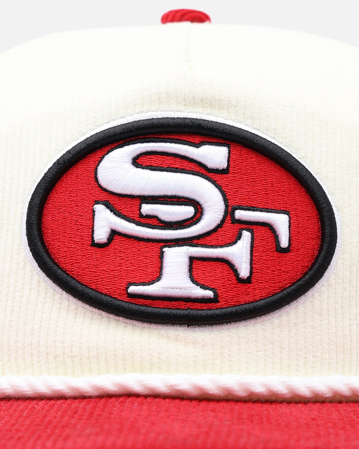New Era San Francisco 49ers 'Throwback Corduroy' Golfer Snapback Chrome