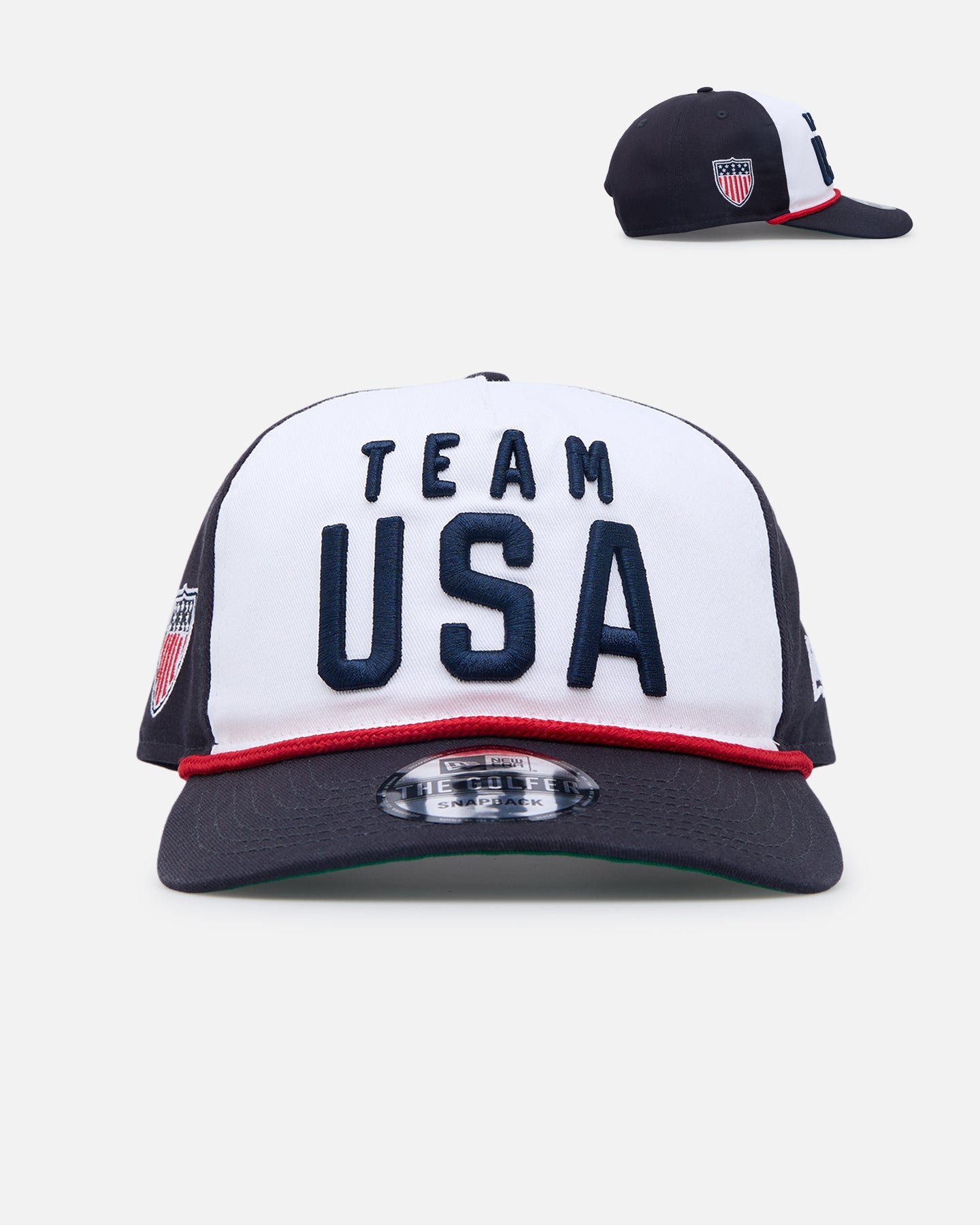 New Era Team USA Golfer Snapback White/Navy