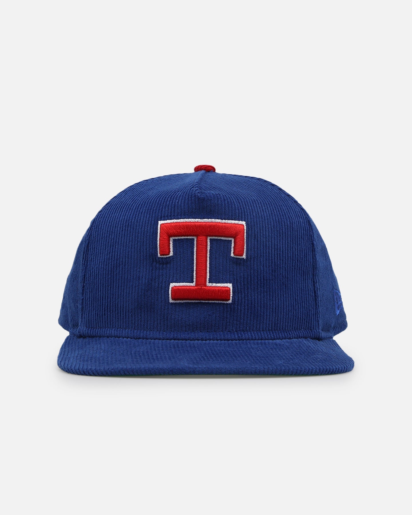 New Era Texas Rangers 'Throwback Cord Golfers' Corduroy Golfer Snapback Blue