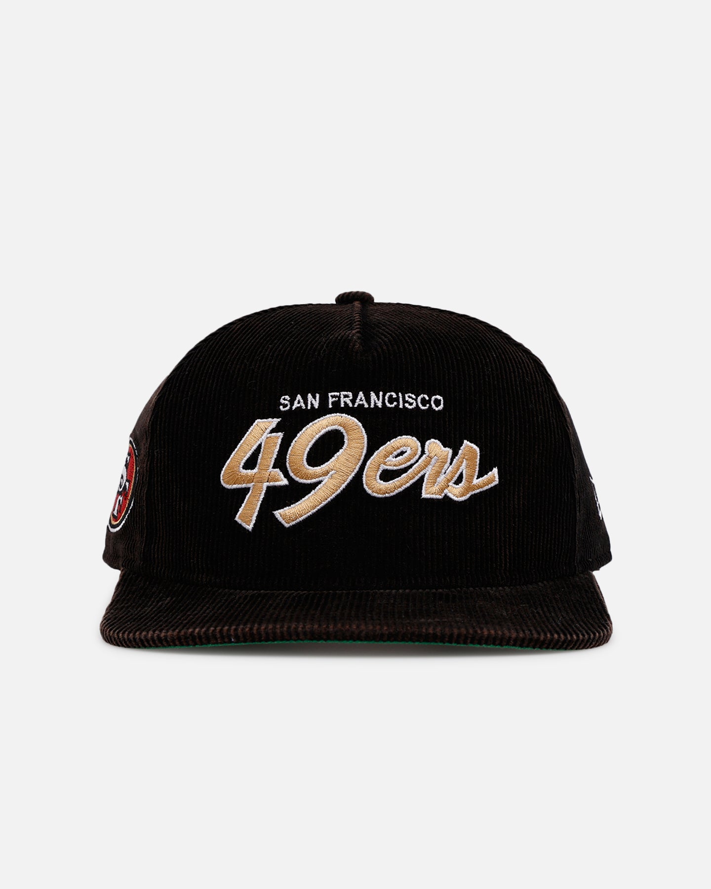 New Era San Francisco 49ers 'Washed Black NFL Golfer' Corduroy Golfer Snapback Washed Black