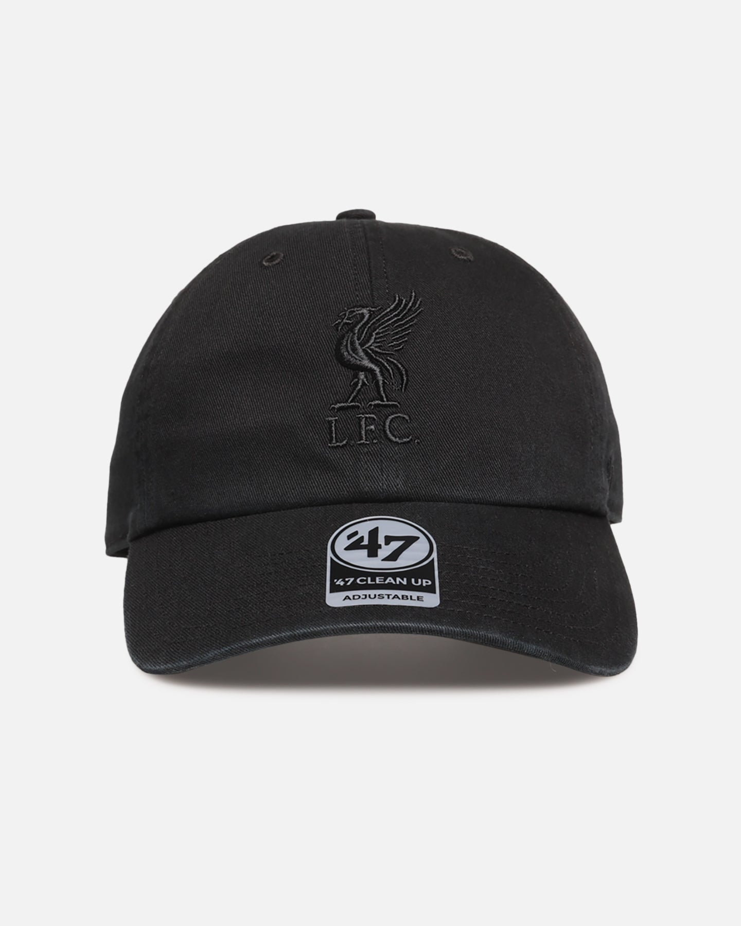 47 Brand Liverpool Football Club 47 Clean Up Strapback Black/Black