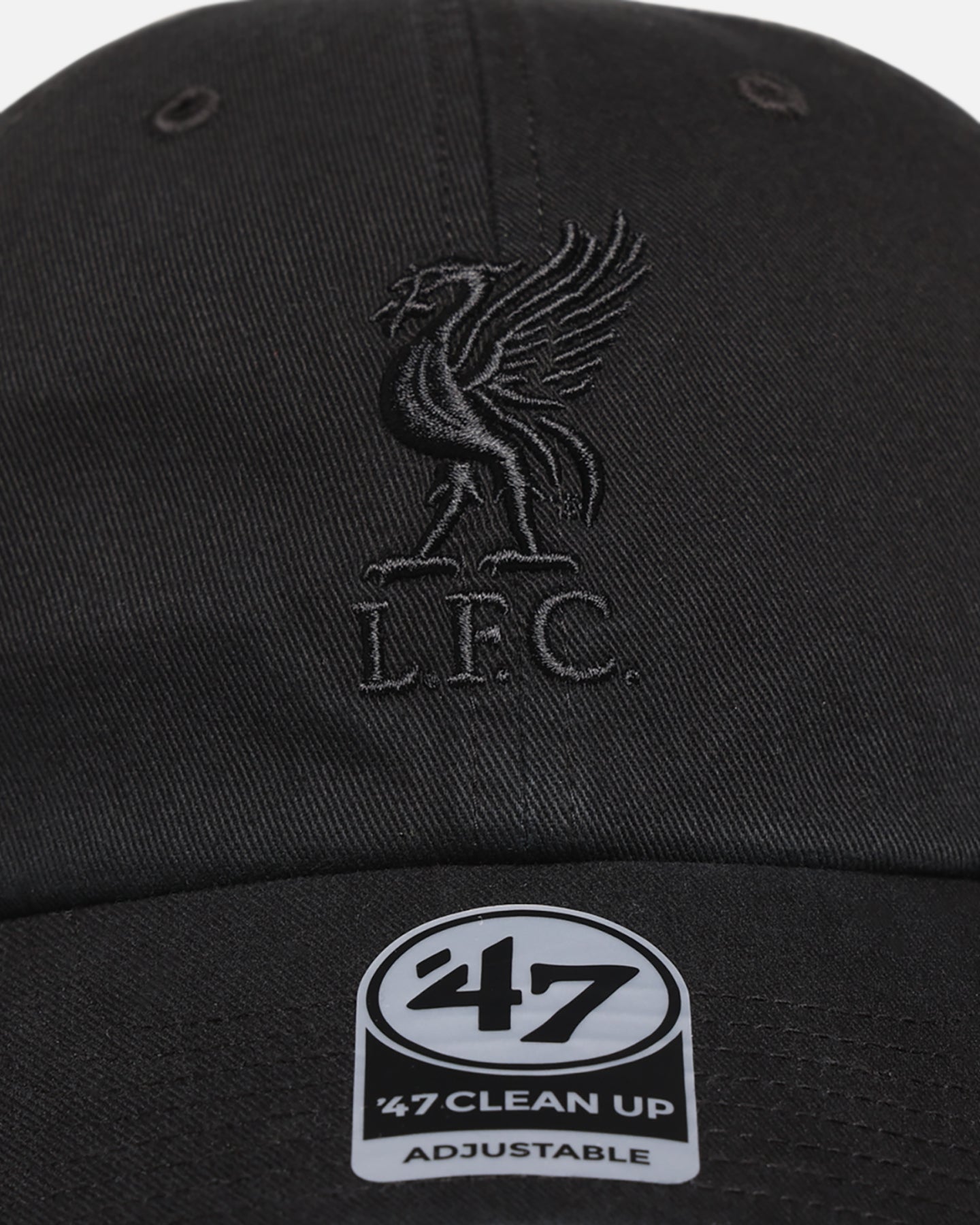 47 Brand Liverpool Football Club 47 Clean Up Strapback Black/Black
