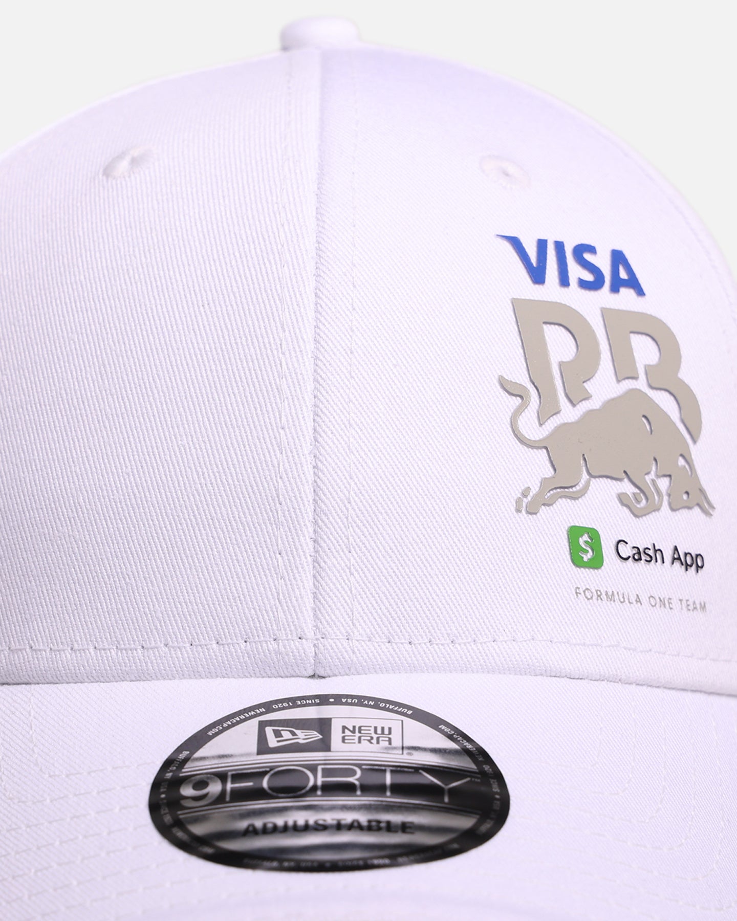 New Era x Red Bull Racing Visa Cards Flawless 9FORTY A-Frame Strapback White