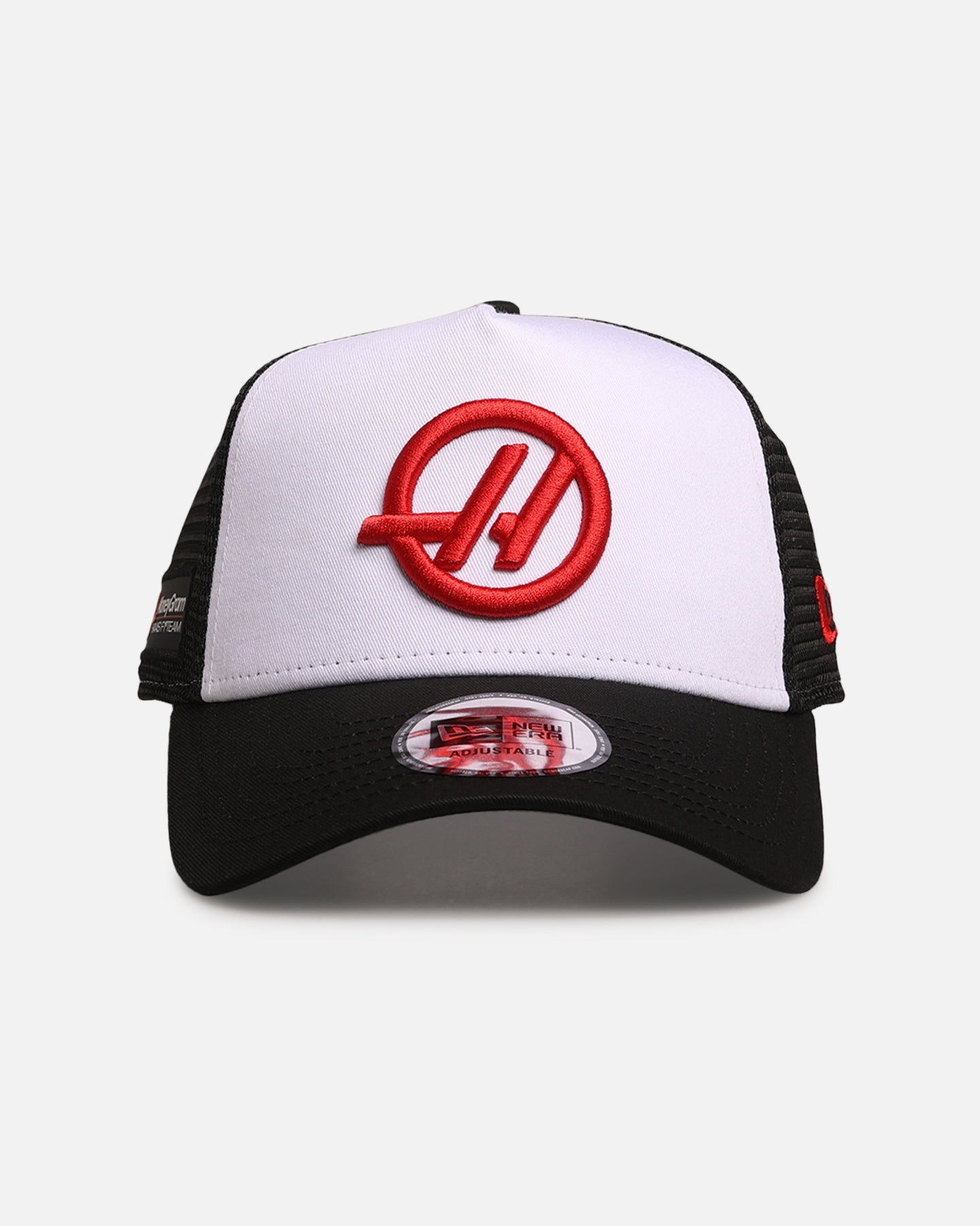 New Era X Haas F1 9FORTY A-Frame Trucker Snapback Black
