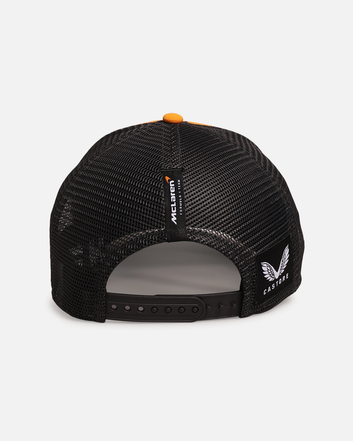 New Era X McLaren Racing 9SEVENTY Trucker Snapback Medium Orange