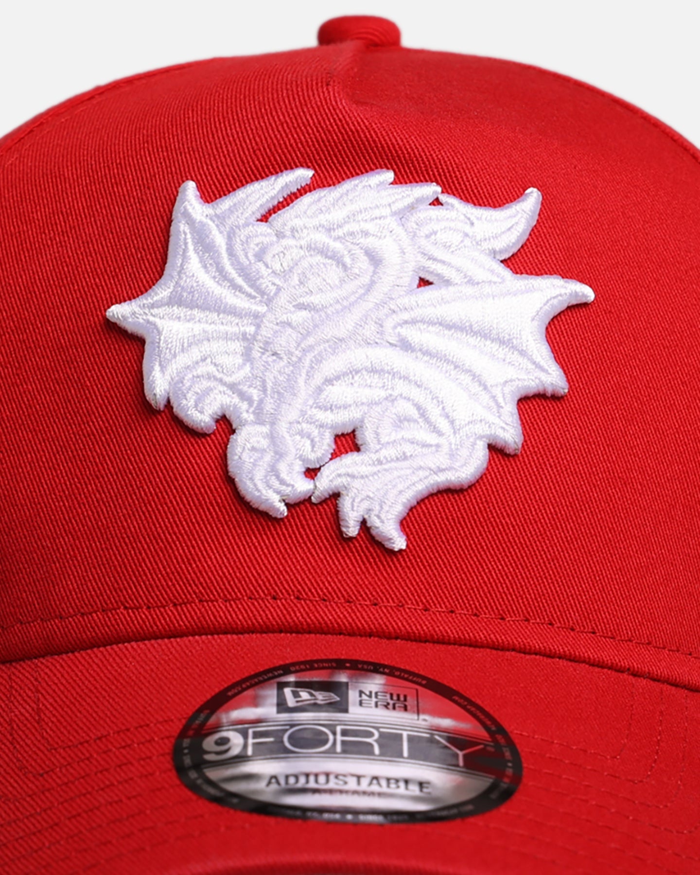 New Era St. George Illawarra Dragons 'NRL Washed OTC' 9FORTY A-Frame Snapback Red