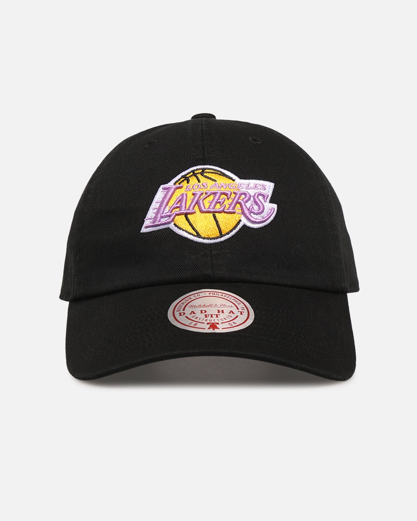 Mitchell & Ness Los Angeles Lakers 'Team Logo' Dad Fit Strapback Black