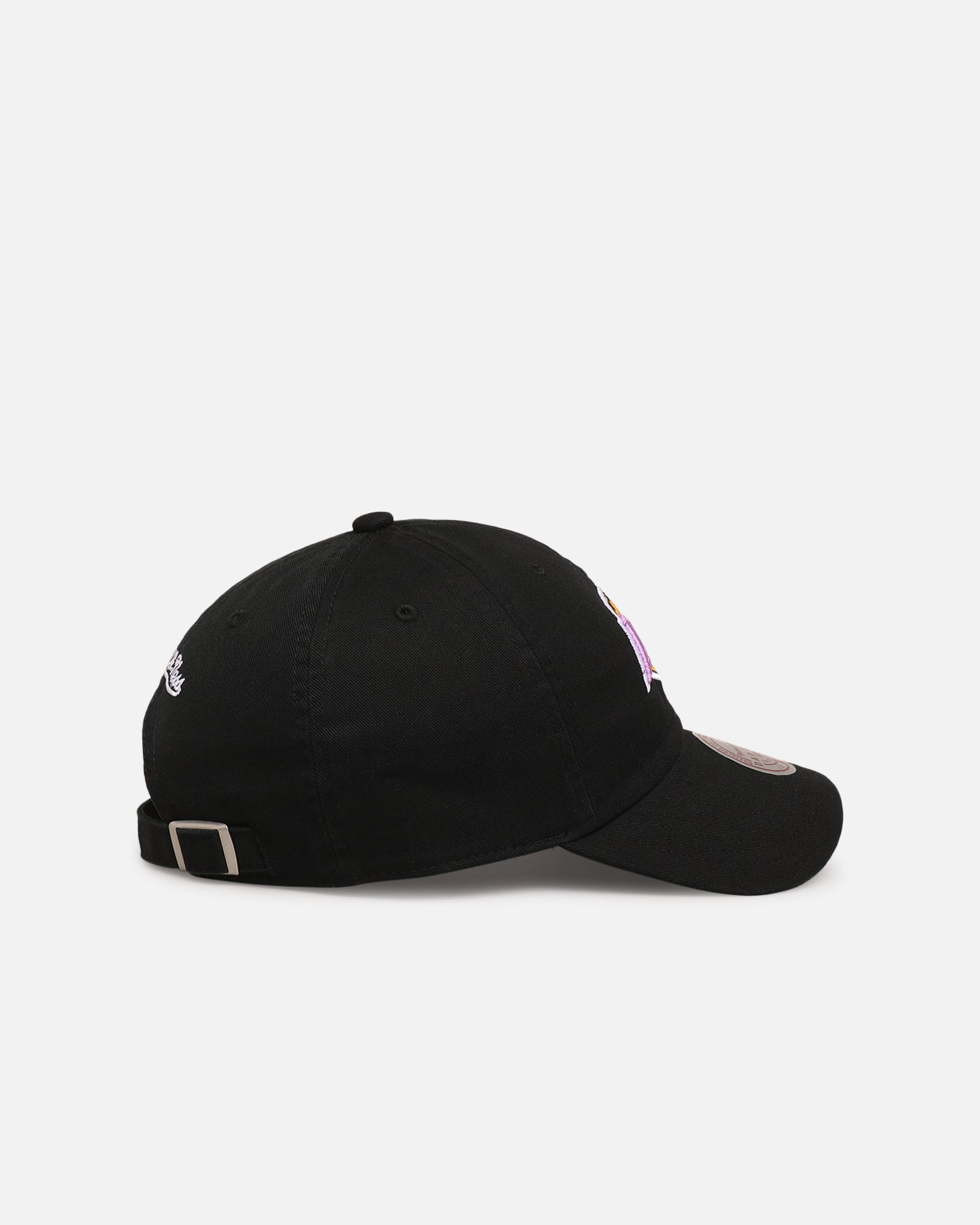 Mitchell & Ness Los Angeles Lakers 'Team Logo' Dad Fit Strapback Black