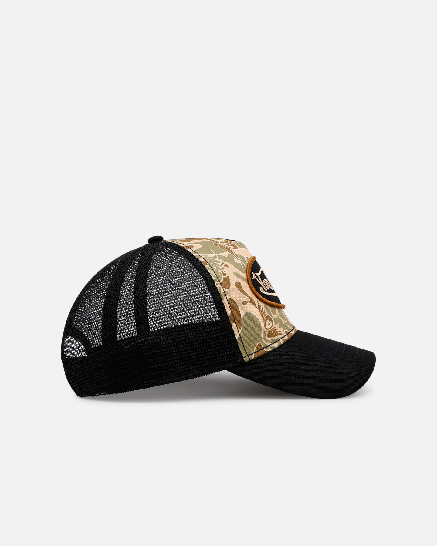 Von Dutch Torn Trucker Snapback Camo