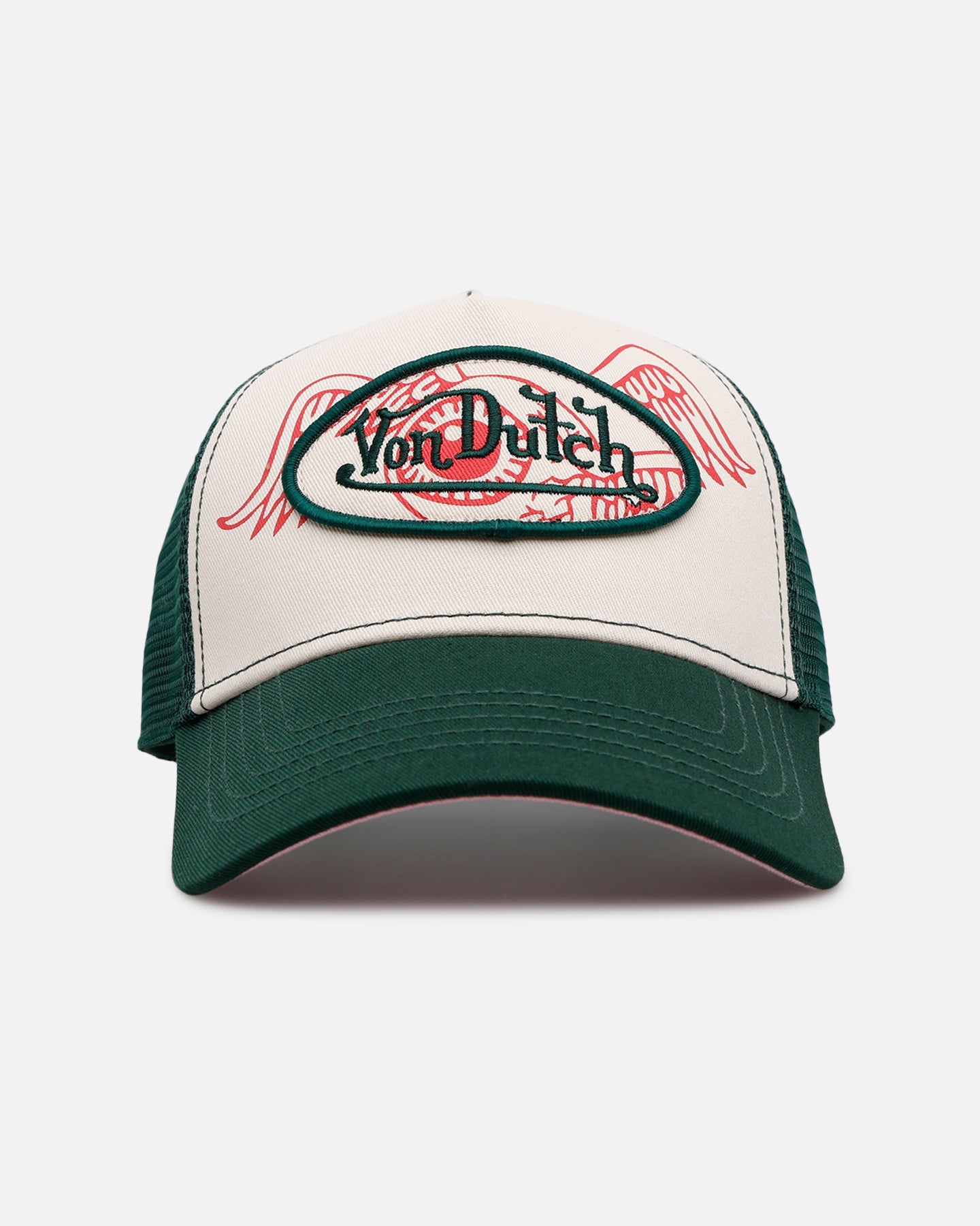 Von Dutch Flying Eye Trucker Snapback Green