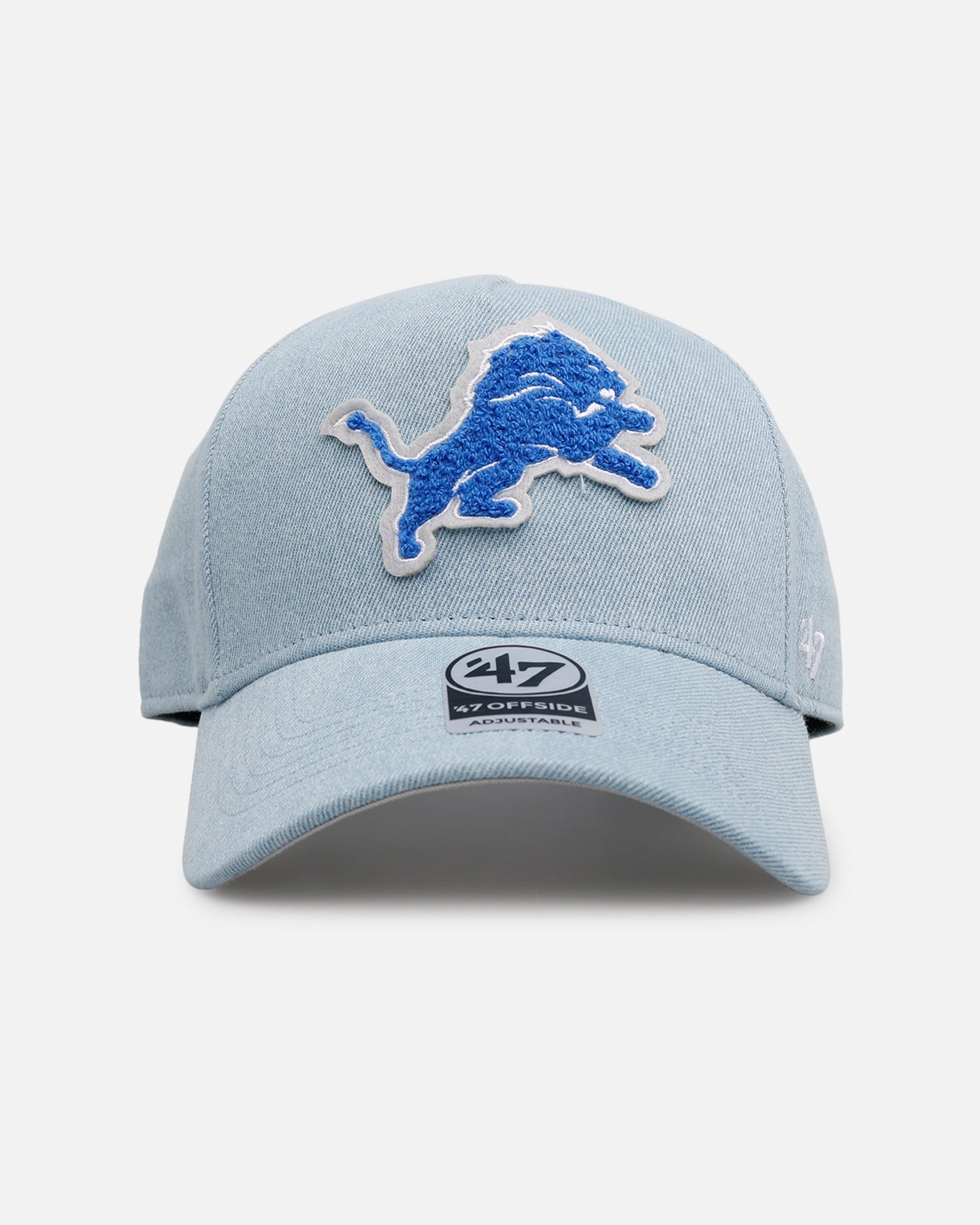 47 Brand Detroit Lions 'Denim Chenille' 47 Offside Strapback Denim